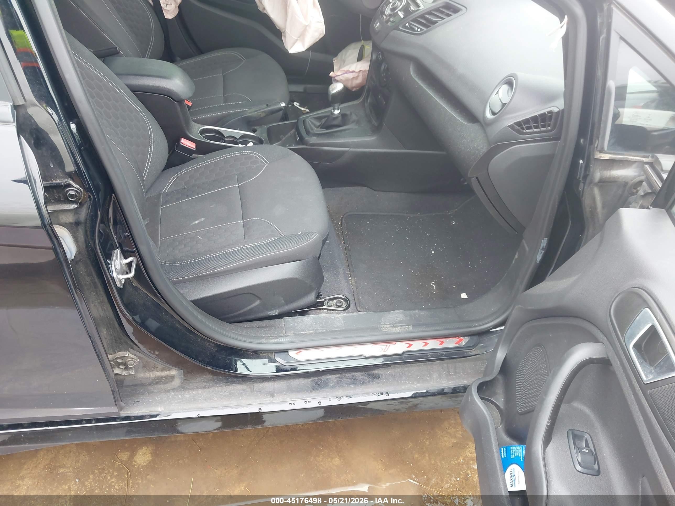 2019 Ford Fiesta St Black vin: 3FADP4GX0KM127196