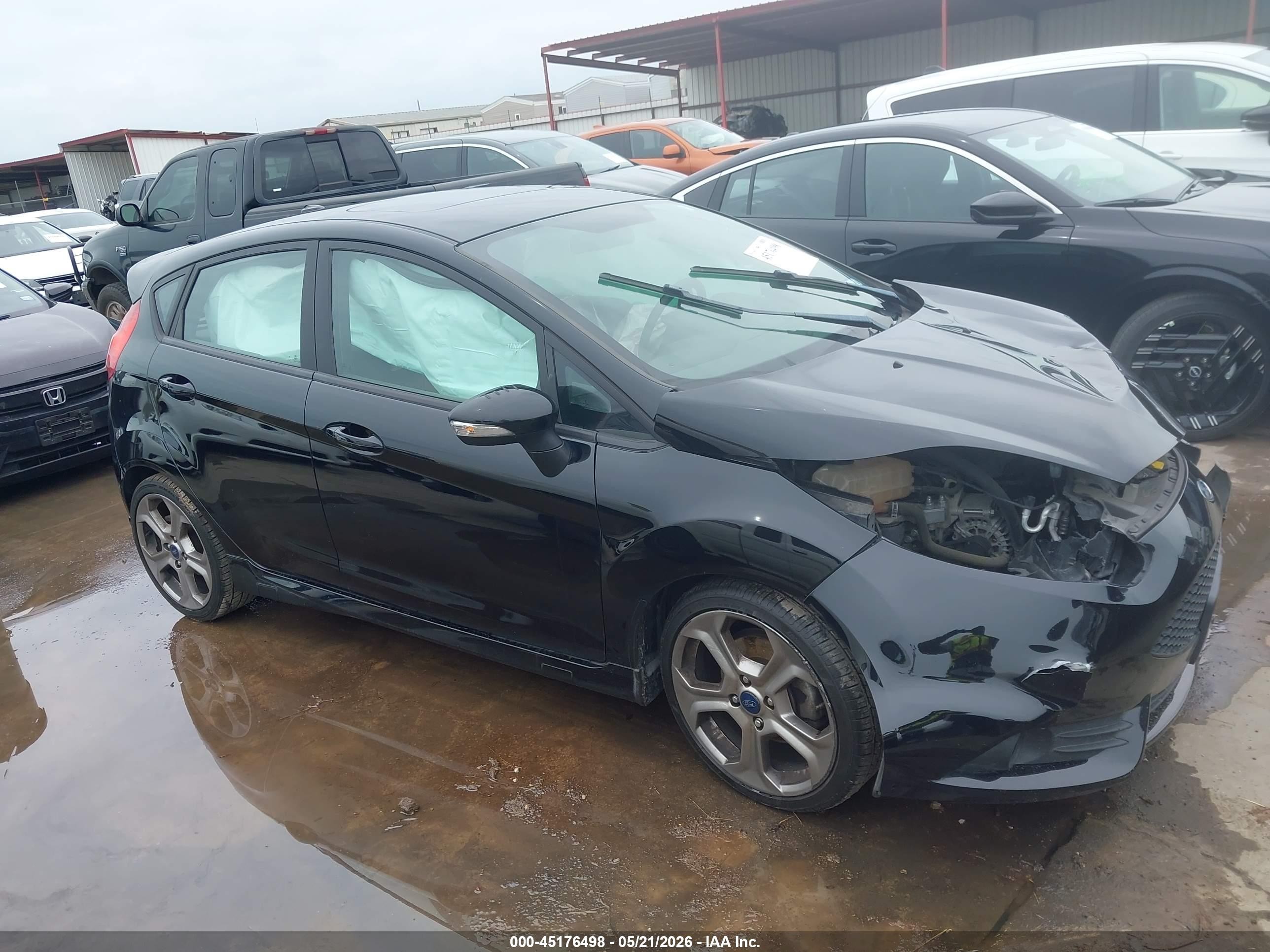 2019 Ford Fiesta St Black vin: 3FADP4GX0KM127196