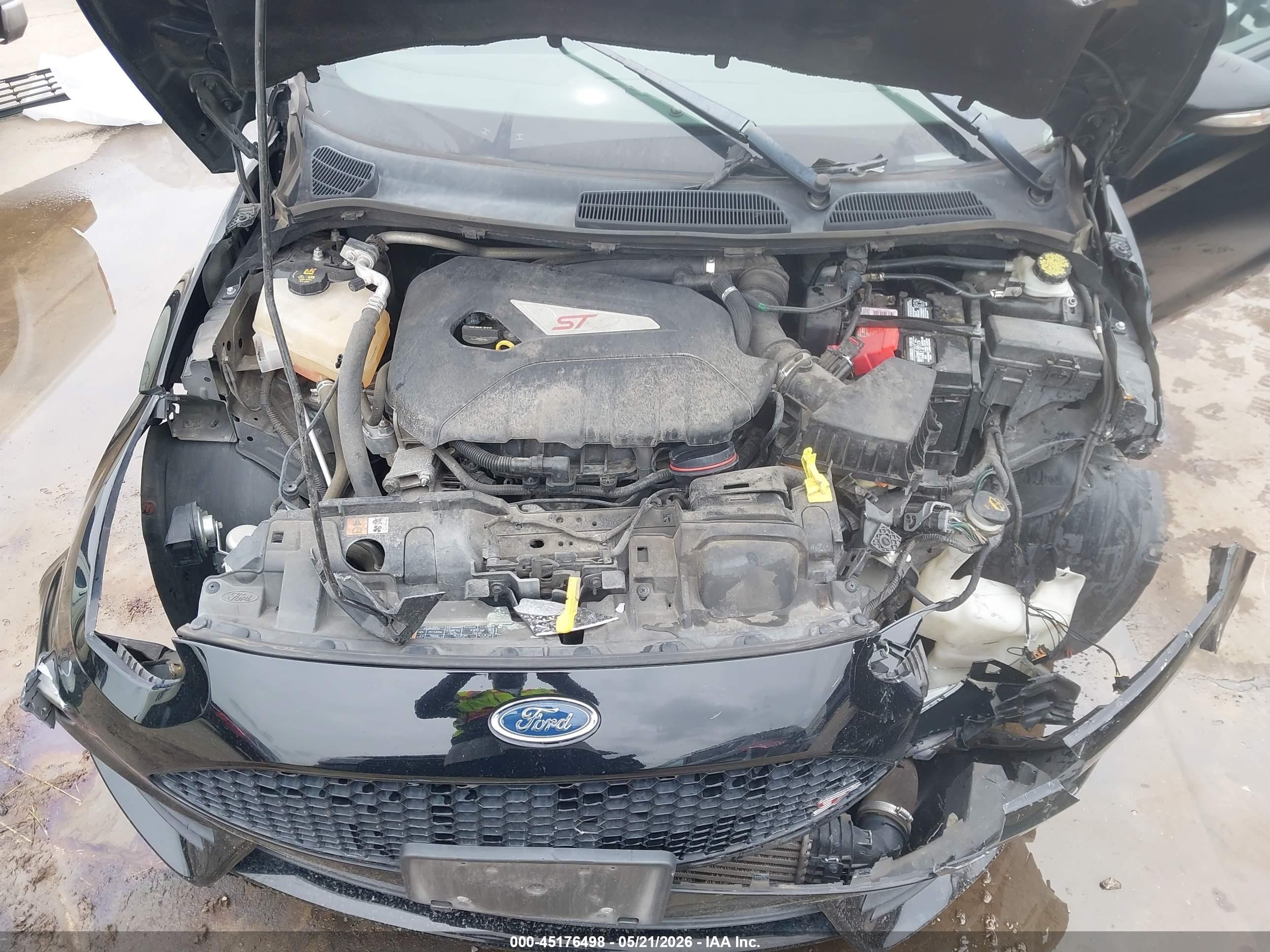 2019 Ford Fiesta St Black vin: 3FADP4GX0KM127196