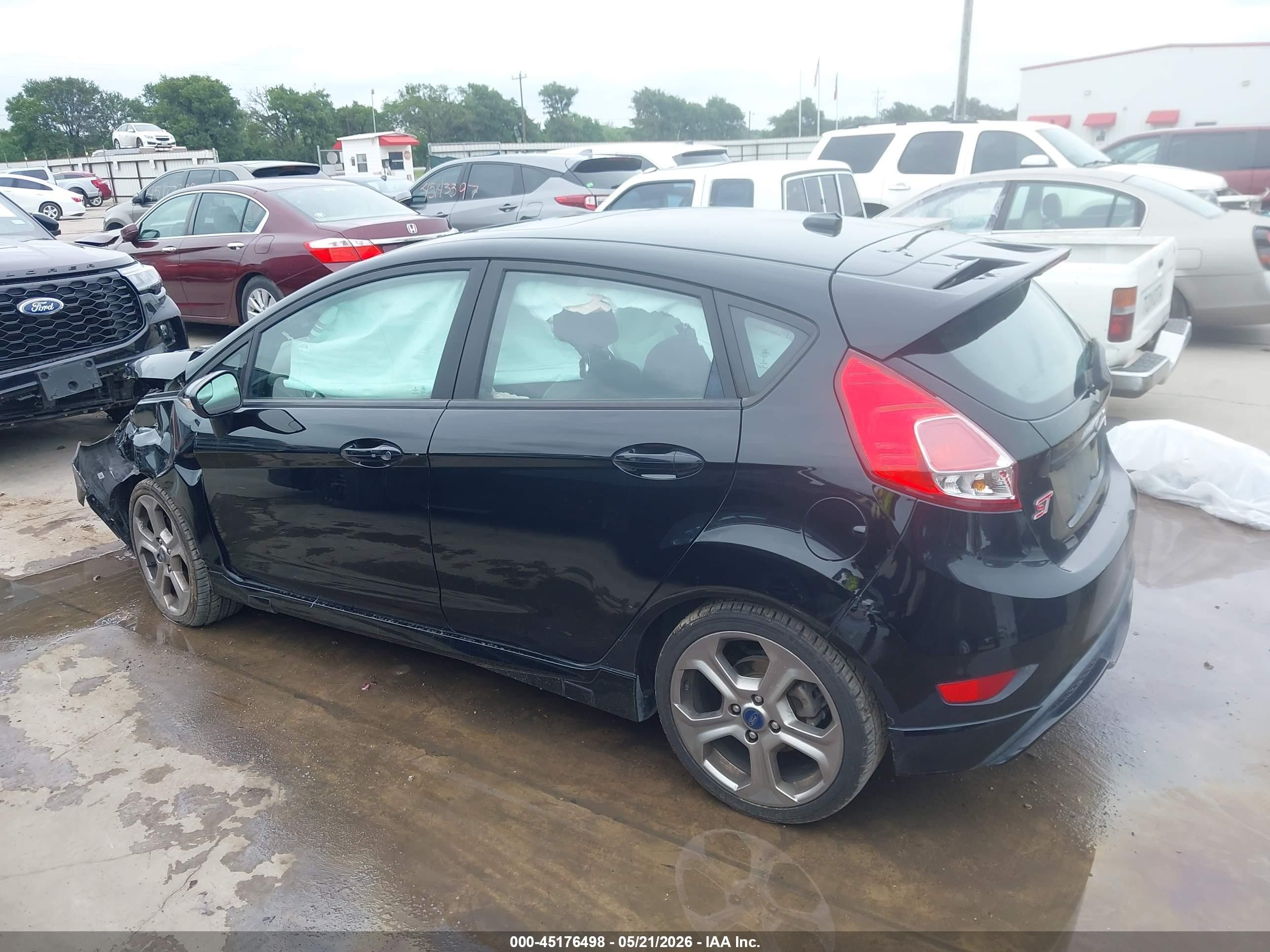 2019 Ford Fiesta St Black vin: 3FADP4GX0KM127196