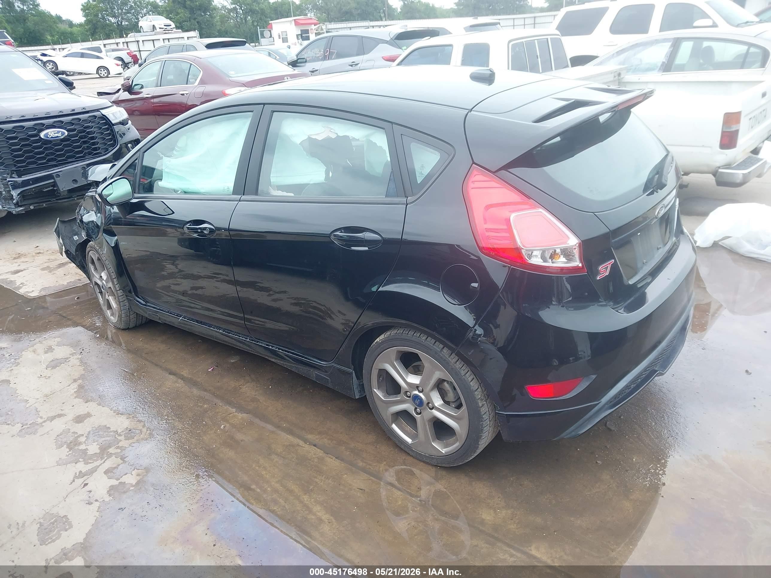 2019 Ford Fiesta St Black vin: 3FADP4GX0KM127196