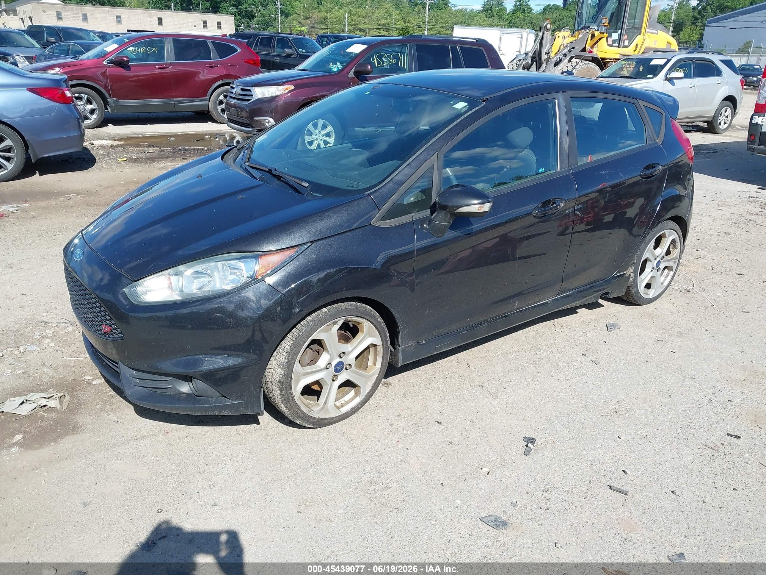 2015 Ford Fiesta St Black vin: 3FADP4GX1FM113412