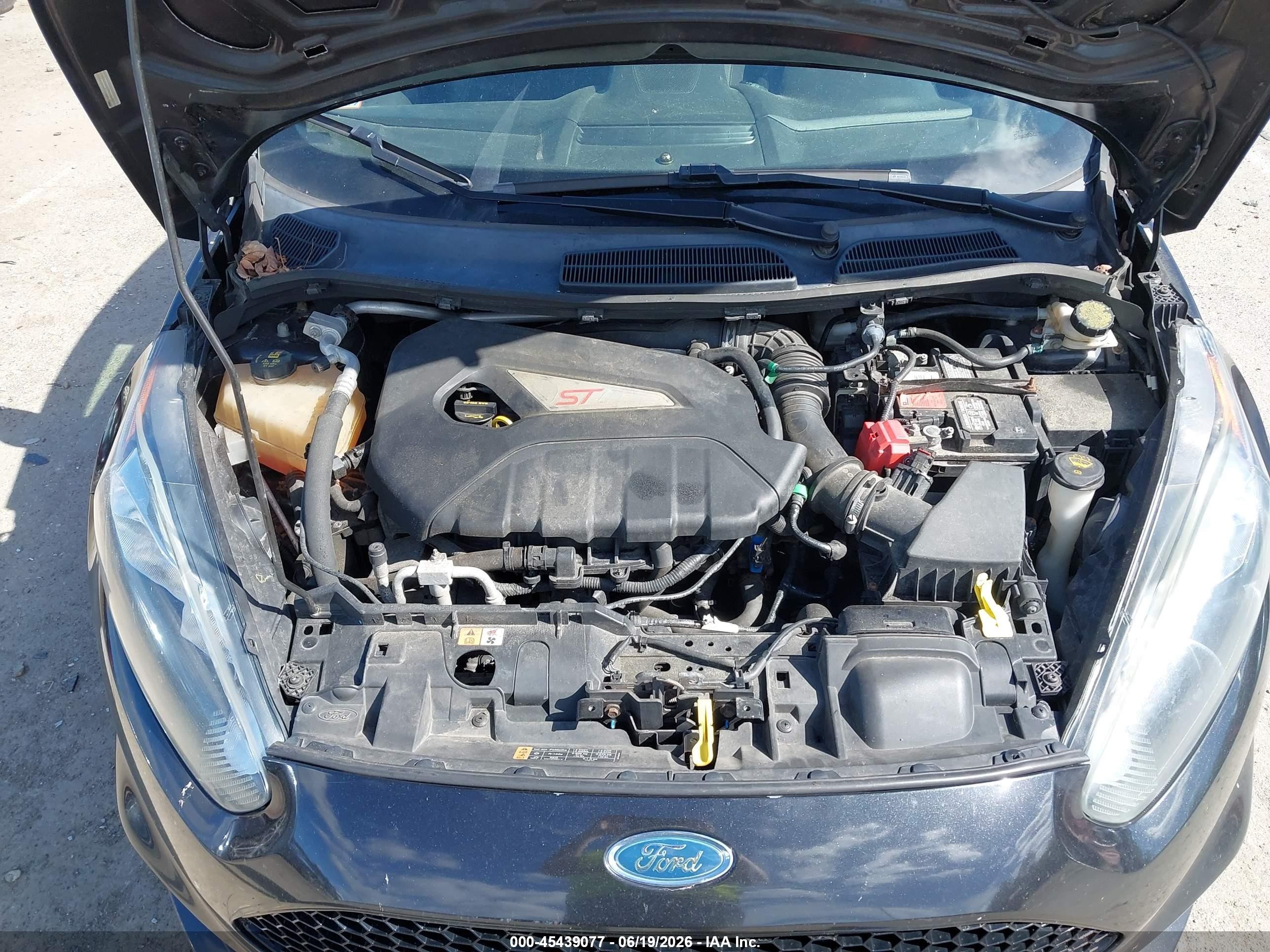 2015 Ford Fiesta St Black vin: 3FADP4GX1FM113412