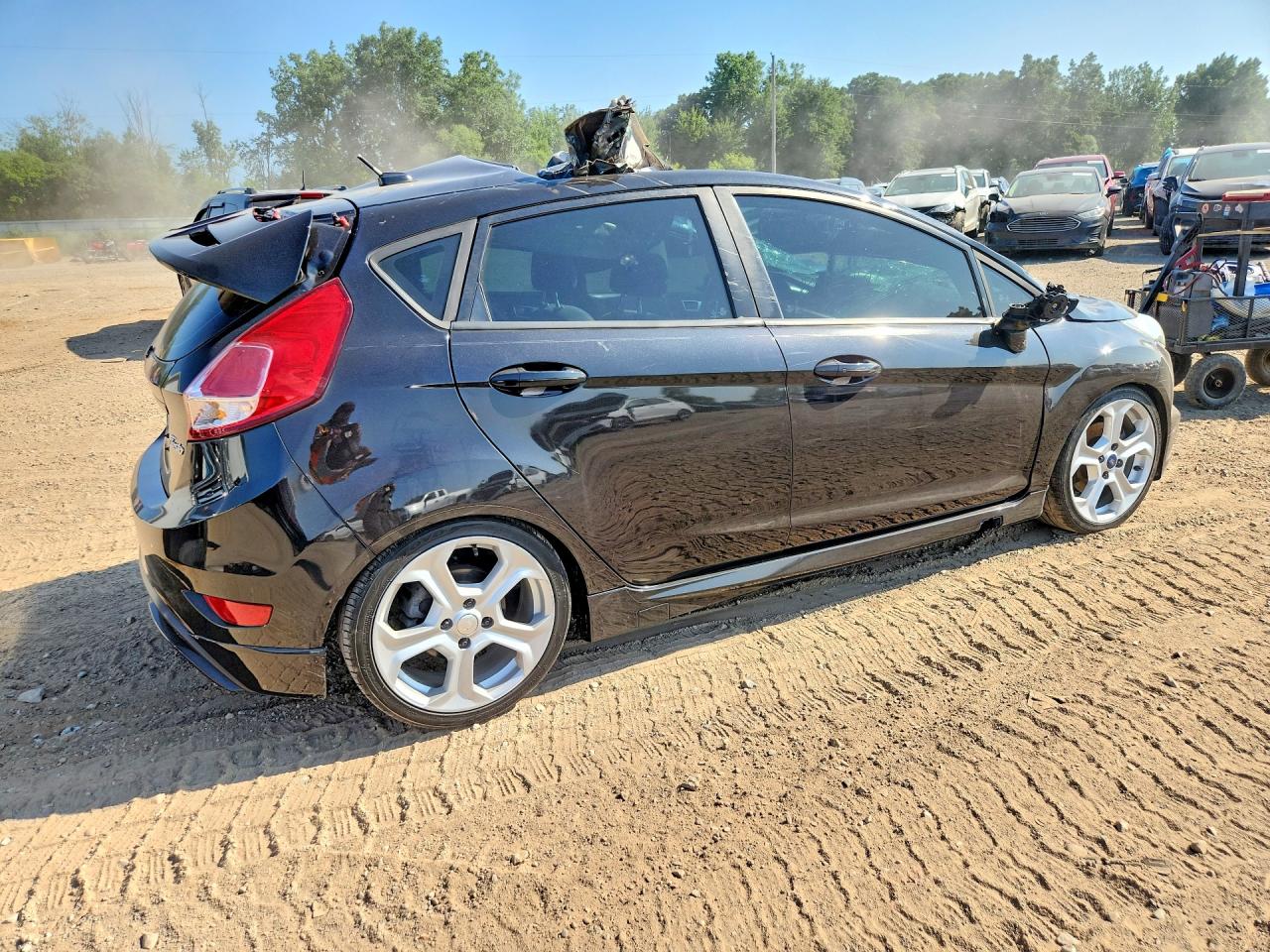 2015 Ford Fiesta St Black vin: 3FADP4GX2FM114035