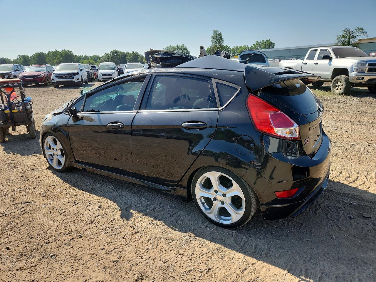 2015 Ford Fiesta St Black vin: 3FADP4GX2FM114035