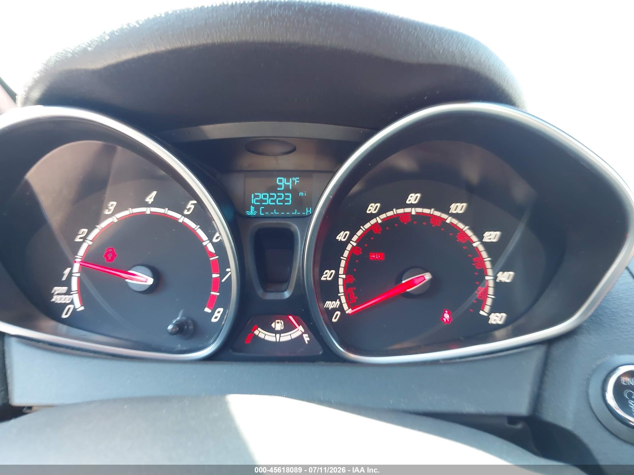 2015 Ford Fiesta St Красный vin: 3FADP4GX2FM213440