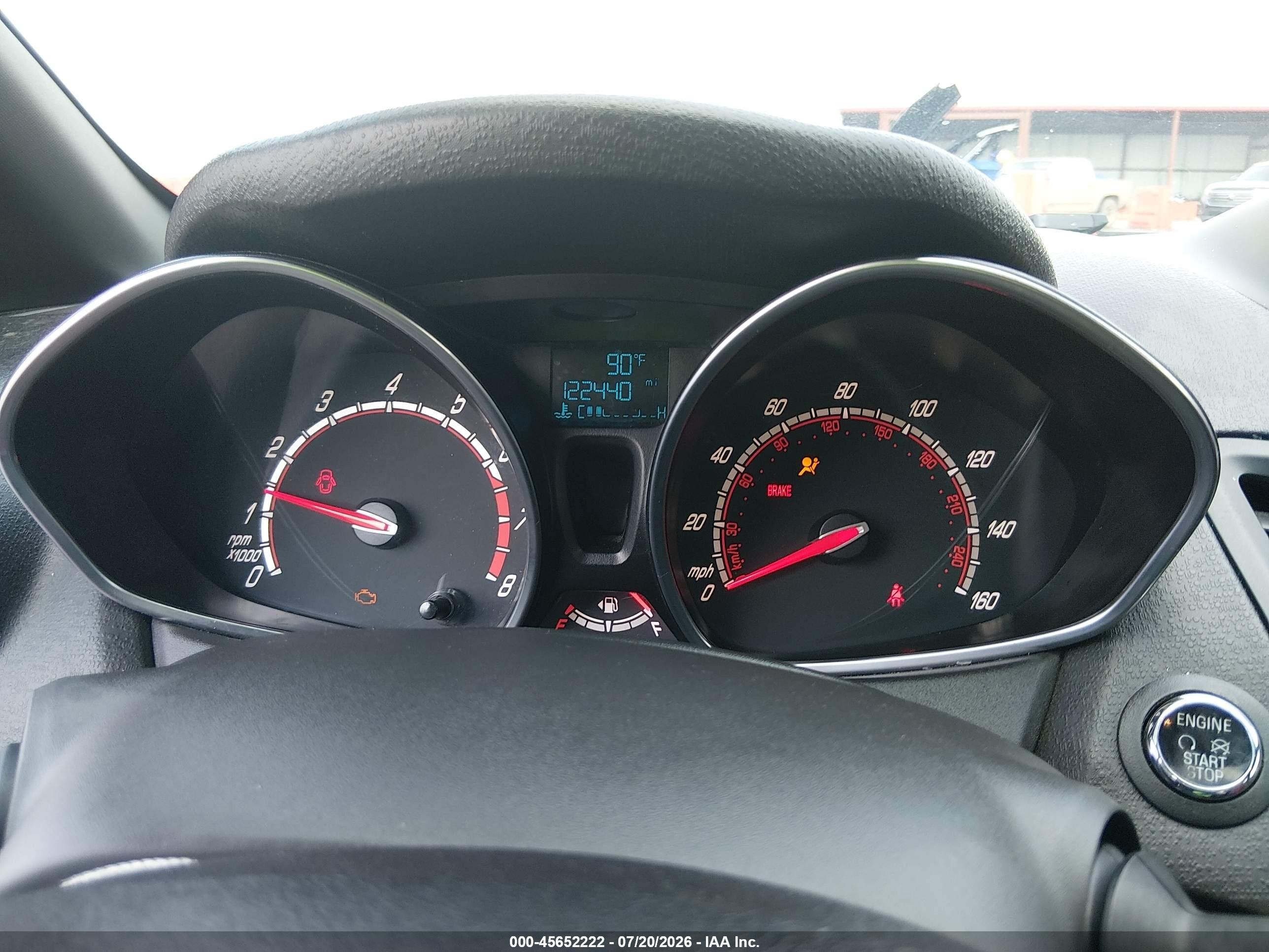 2015 Ford Fiesta St Orange vin: 3FADP4GX2FM224258