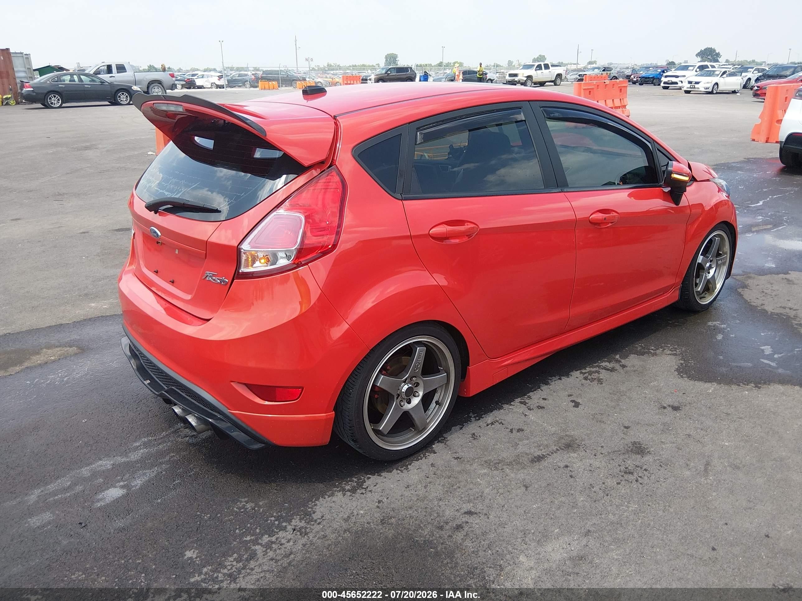 2015 Ford Fiesta St Orange vin: 3FADP4GX2FM224258