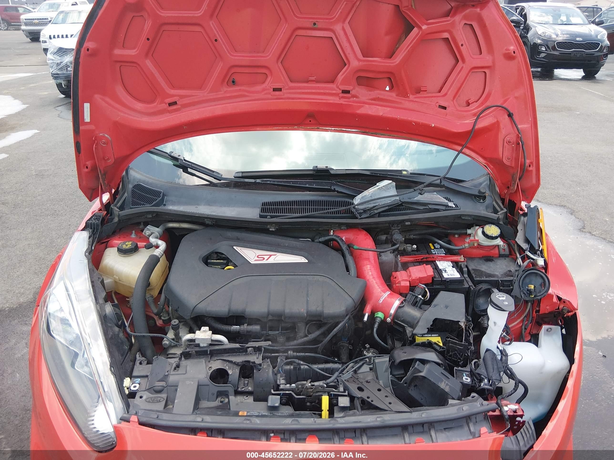 2015 Ford Fiesta St Orange vin: 3FADP4GX2FM224258