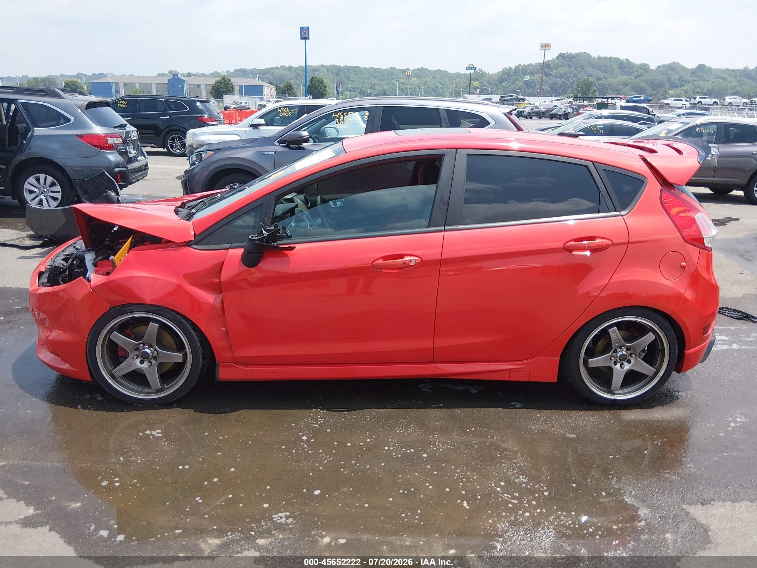 2015 Ford Fiesta St Orange vin: 3FADP4GX2FM224258