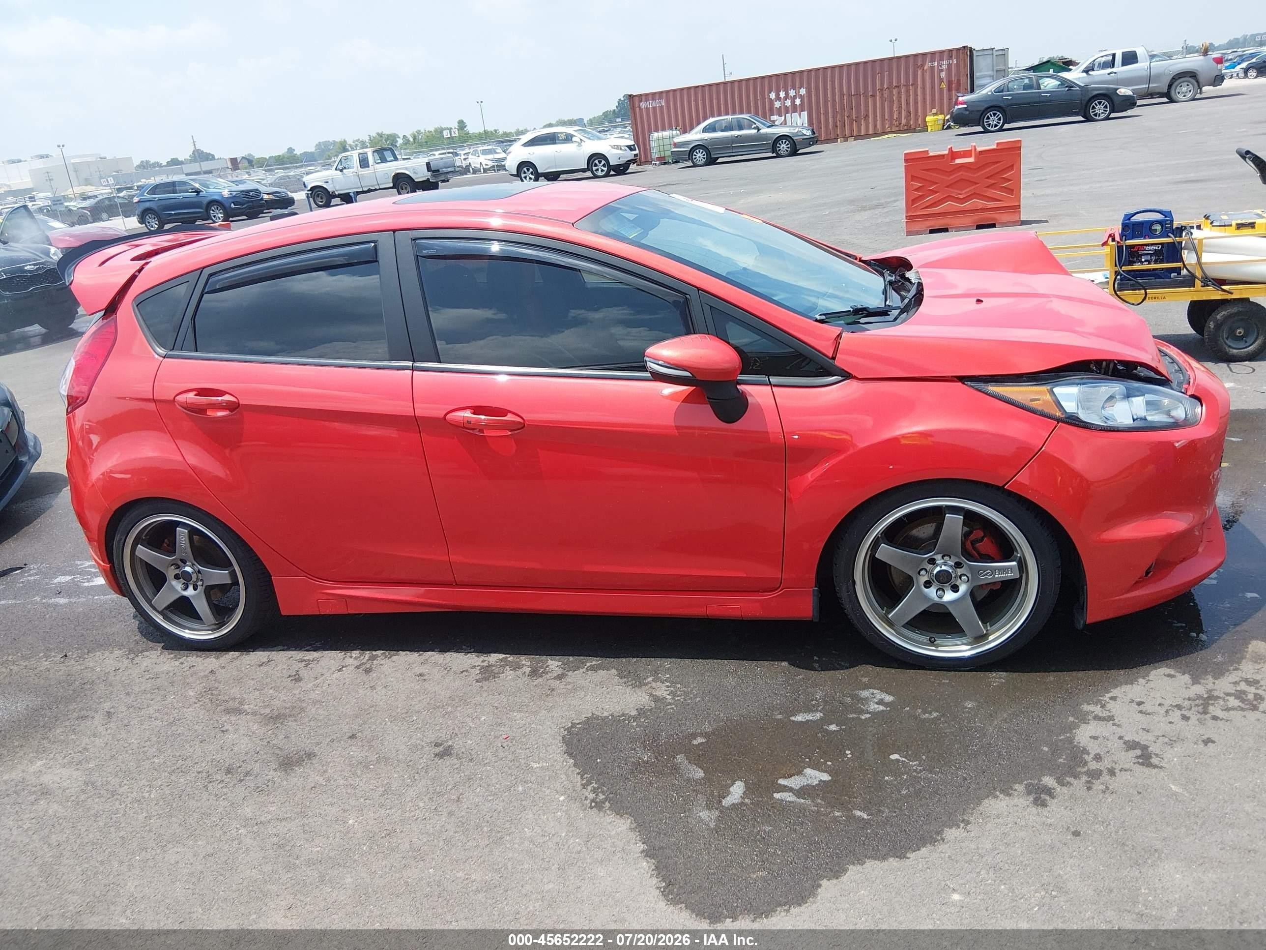 2015 Ford Fiesta St Orange vin: 3FADP4GX2FM224258