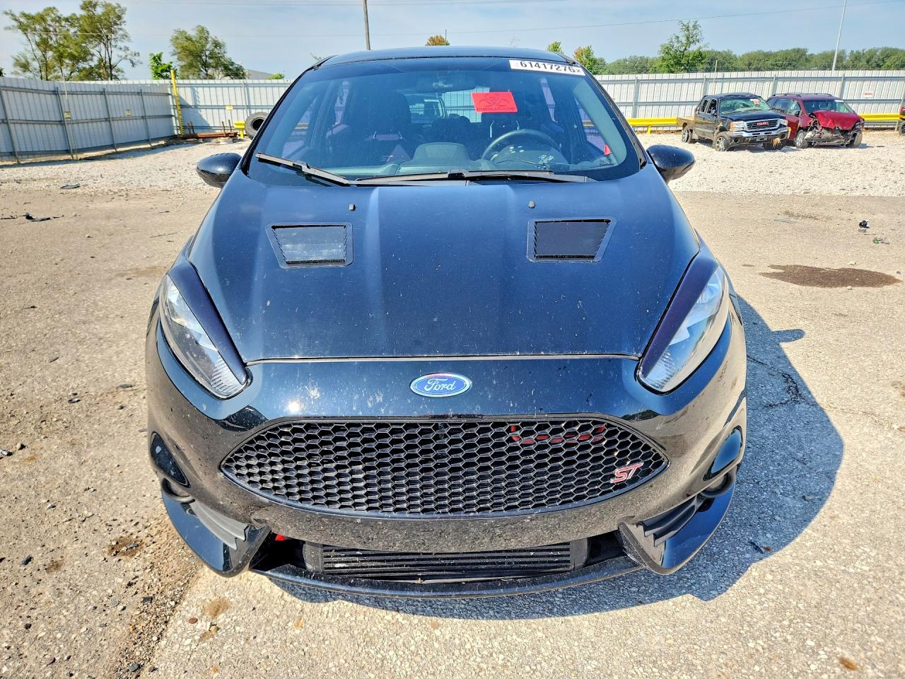 2017 Ford Fiesta St Черный vin: 3FADP4GX2HM101952
