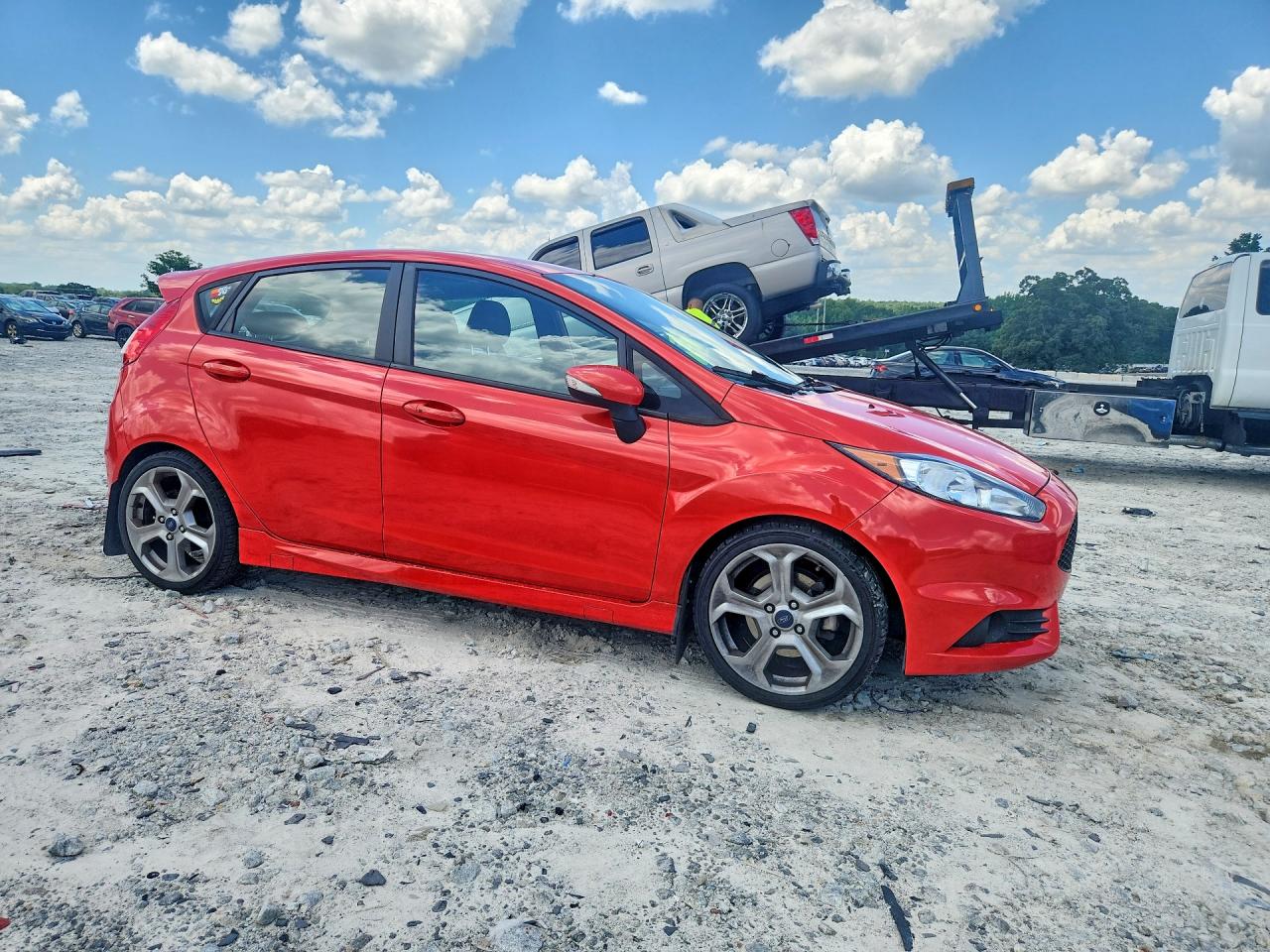 2014 Ford Fiesta St Orange vin: 3FADP4GX3EM197098