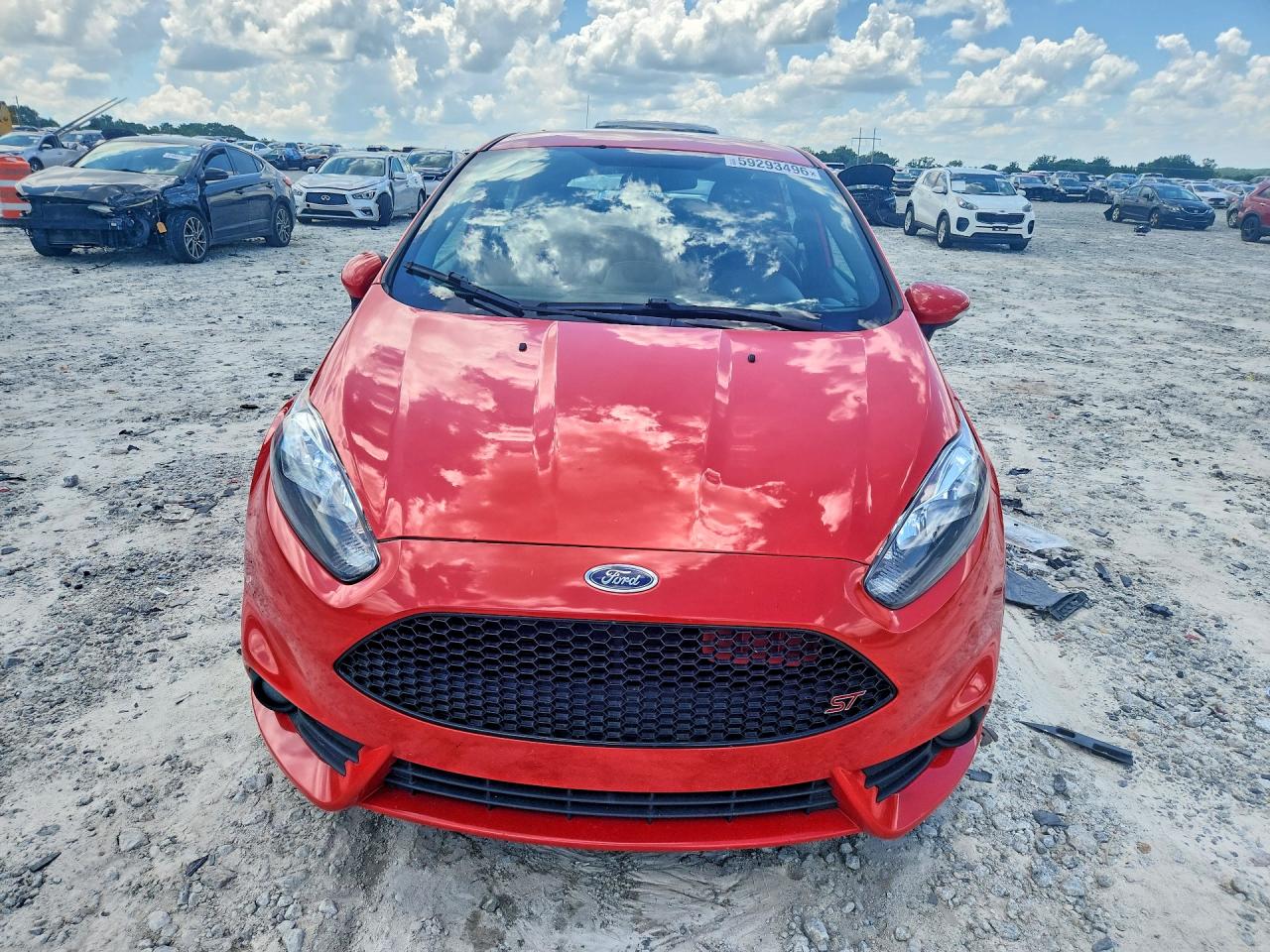 2014 Ford Fiesta St Orange vin: 3FADP4GX3EM197098