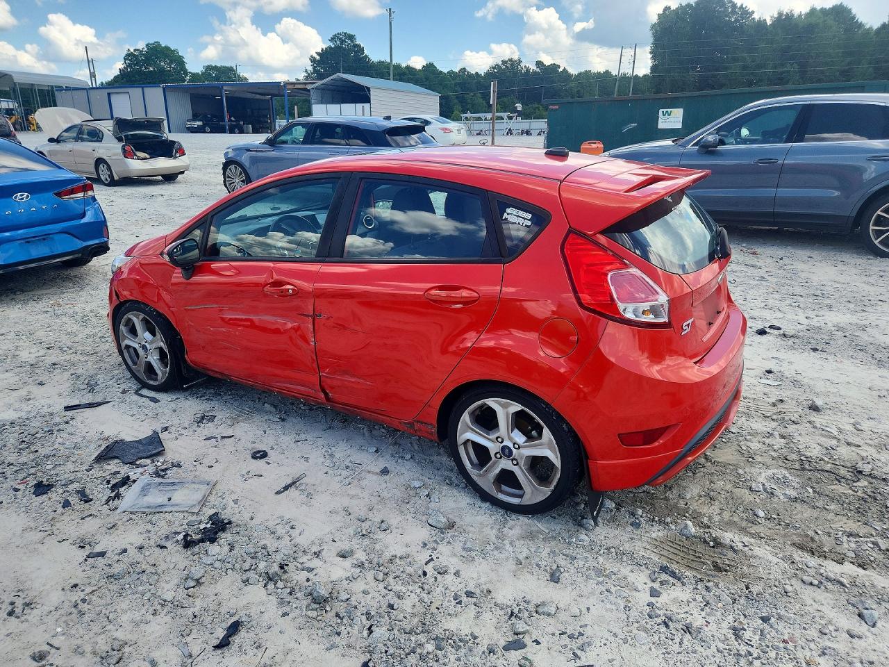 2014 Ford Fiesta St Orange vin: 3FADP4GX3EM197098