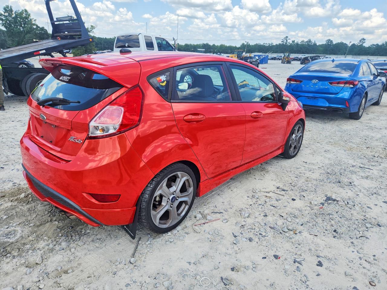 2014 Ford Fiesta St Orange vin: 3FADP4GX3EM197098