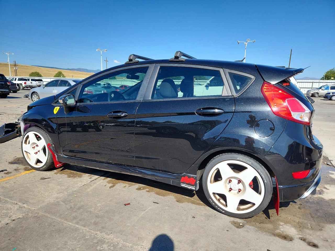 2015 Ford Fiesta St Черный vin: 3FADP4GX3FM195899
