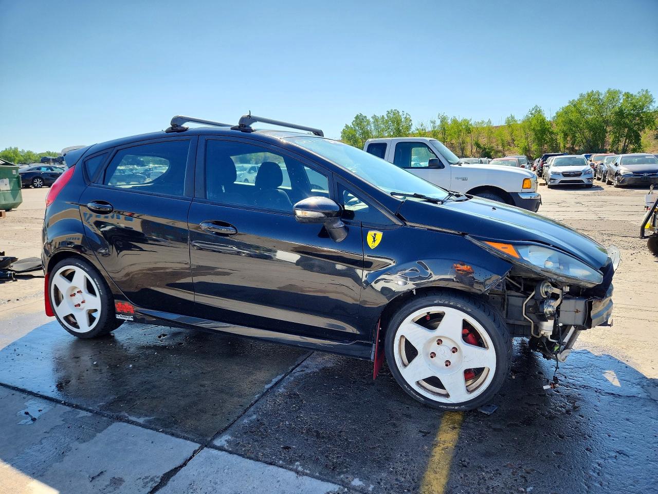2015 Ford Fiesta St Черный vin: 3FADP4GX3FM195899