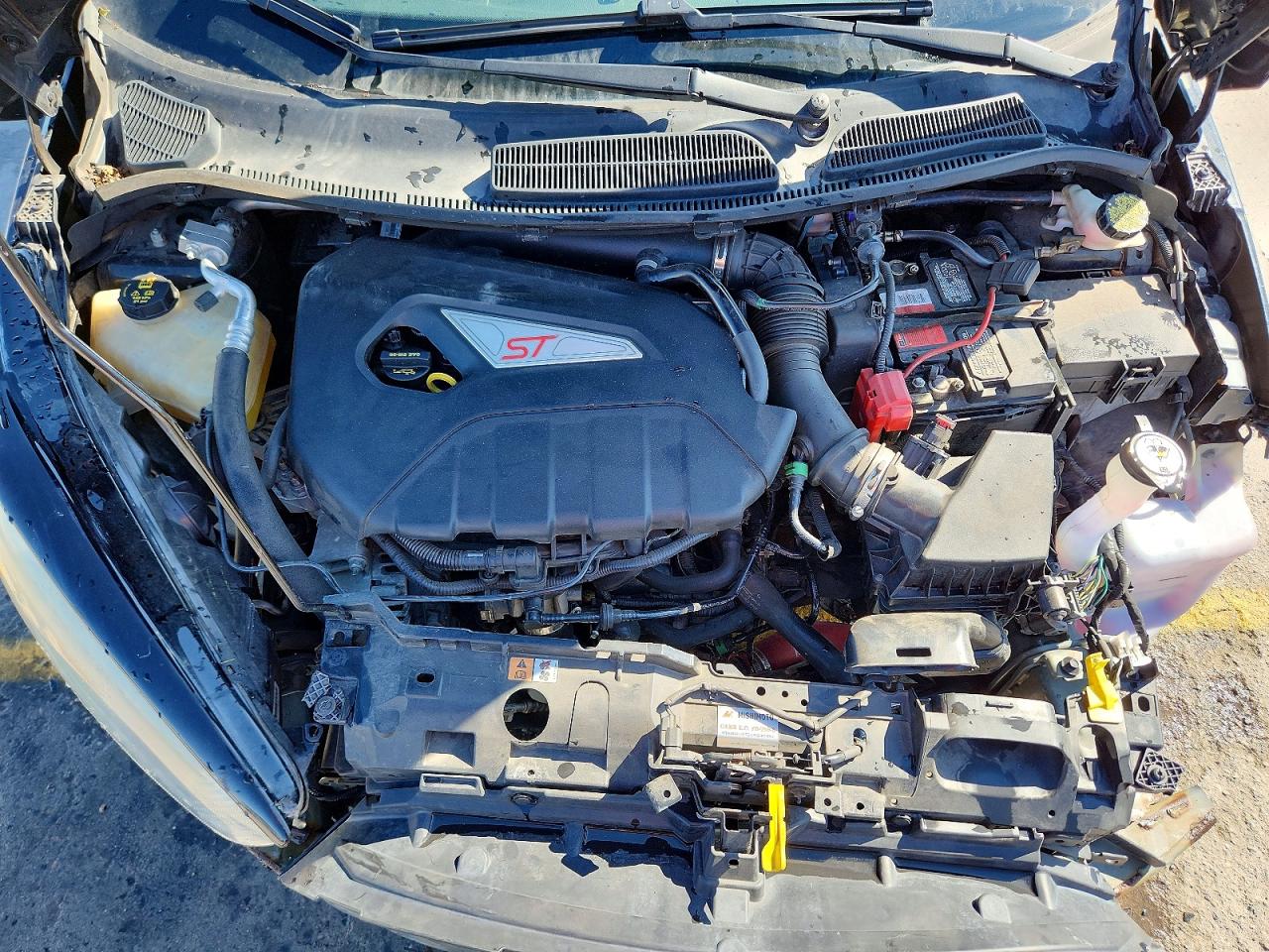 2015 Ford Fiesta St Черный vin: 3FADP4GX3FM195899