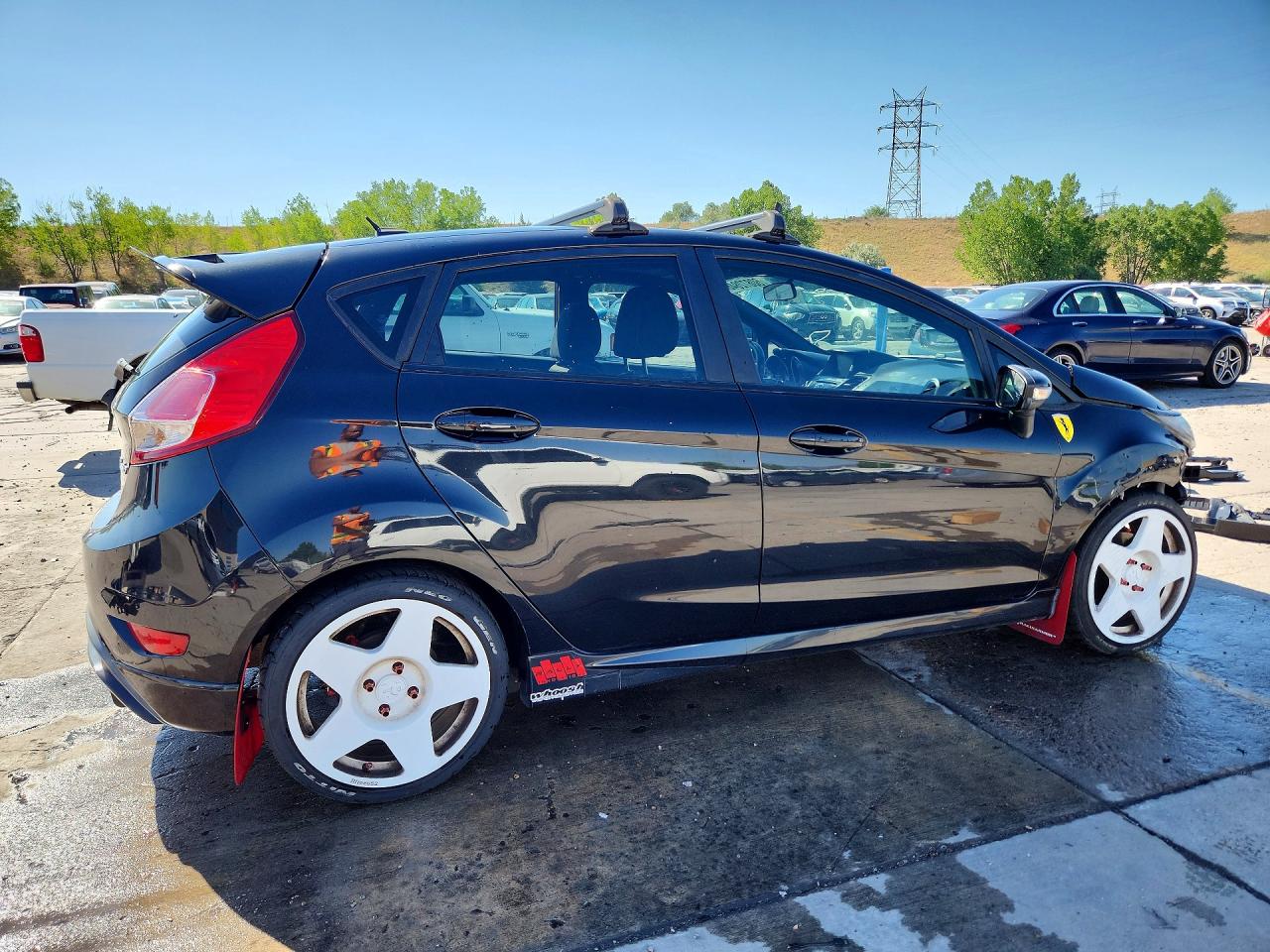 2015 Ford Fiesta St Черный vin: 3FADP4GX3FM195899
