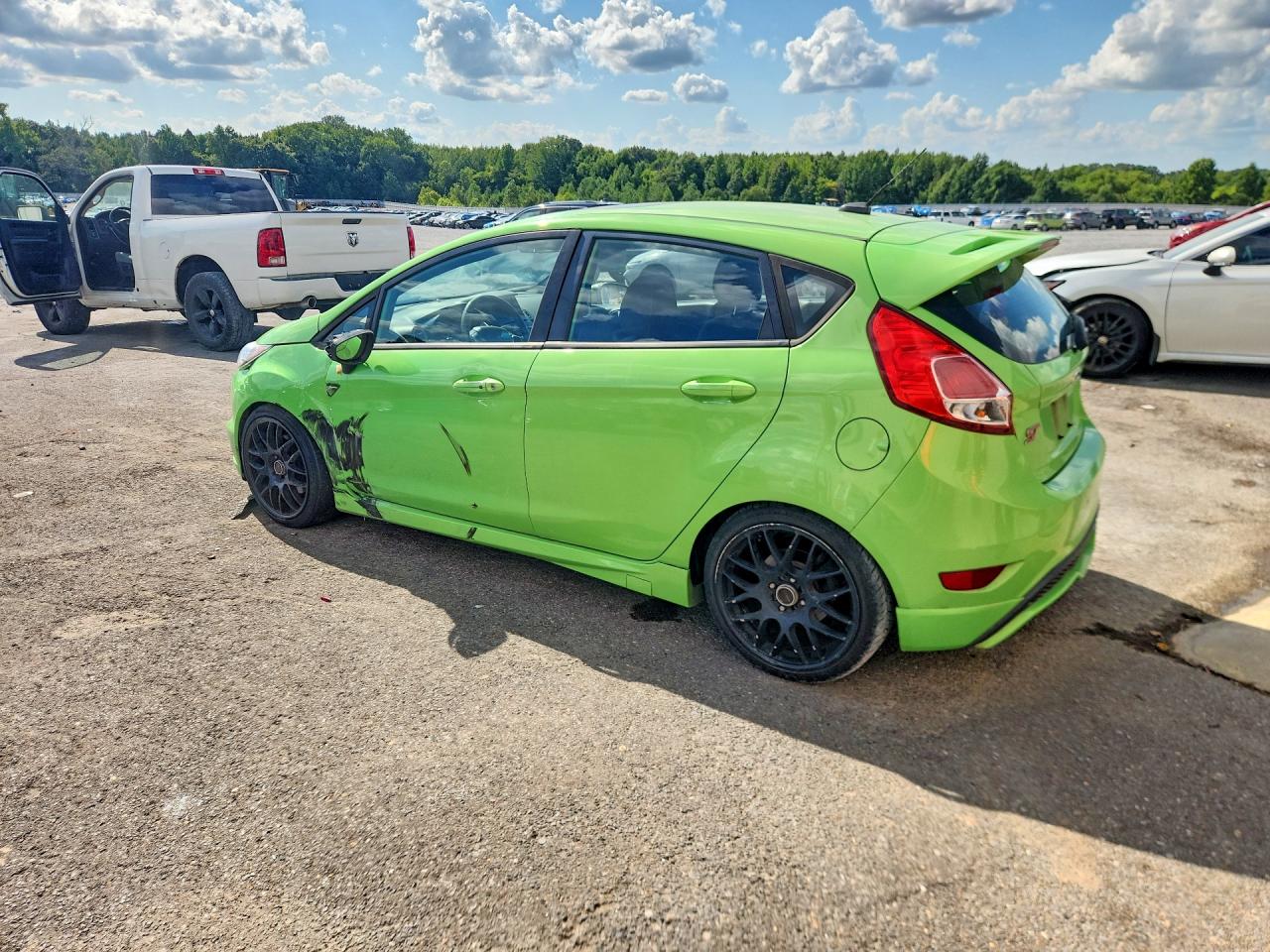 2014 Ford Fiesta St Green vin: 3FADP4GX4EM153370