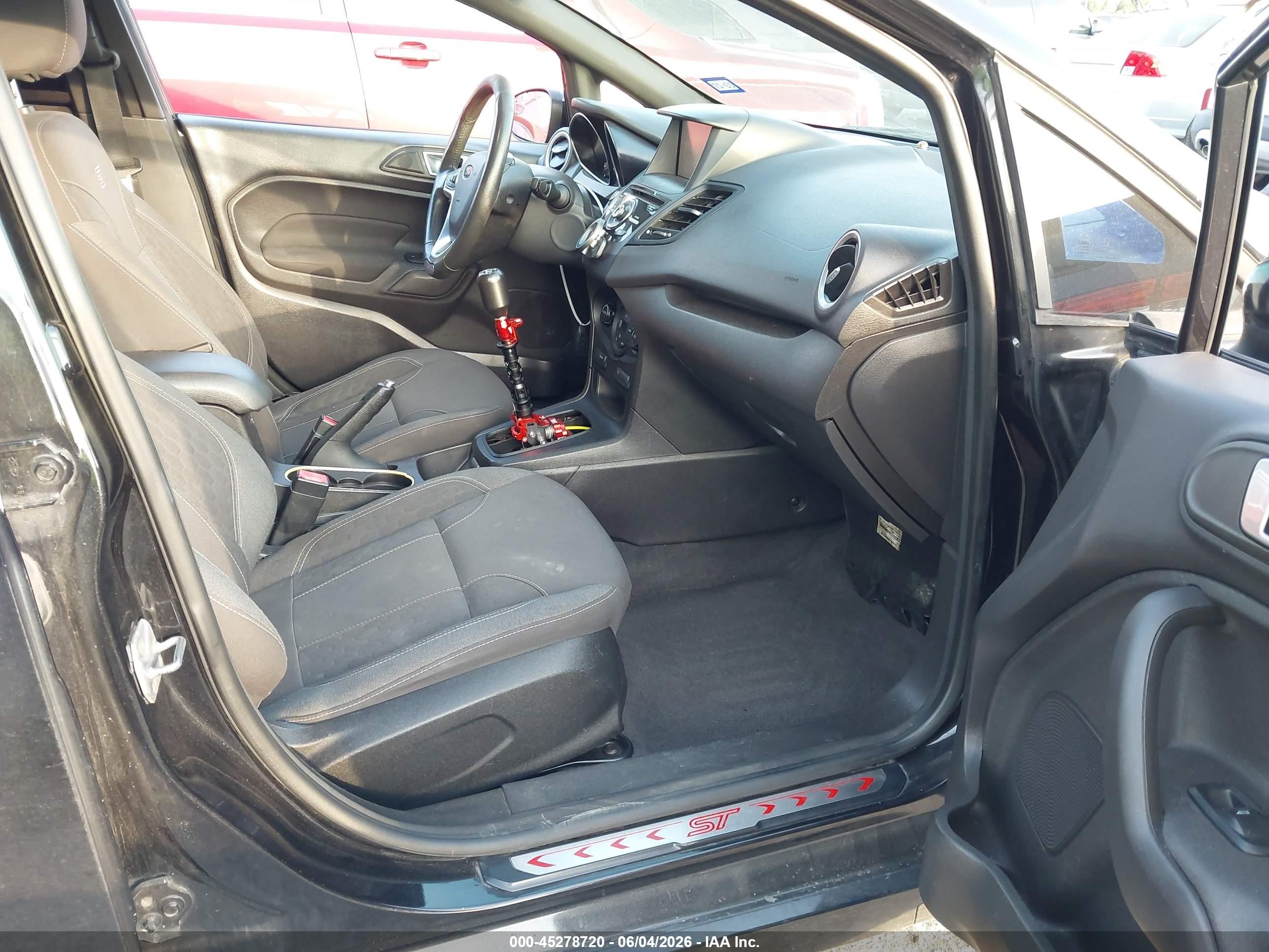 2014 Ford Fiesta St Black vin: 3FADP4GX5EM123553