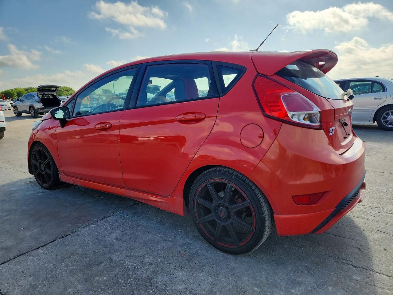 2014 Ford Fiesta St Оранжевый vin: 3FADP4GX6EM153953
