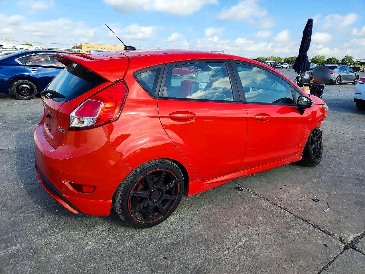 2014 Ford Fiesta St Оранжевый vin: 3FADP4GX6EM153953