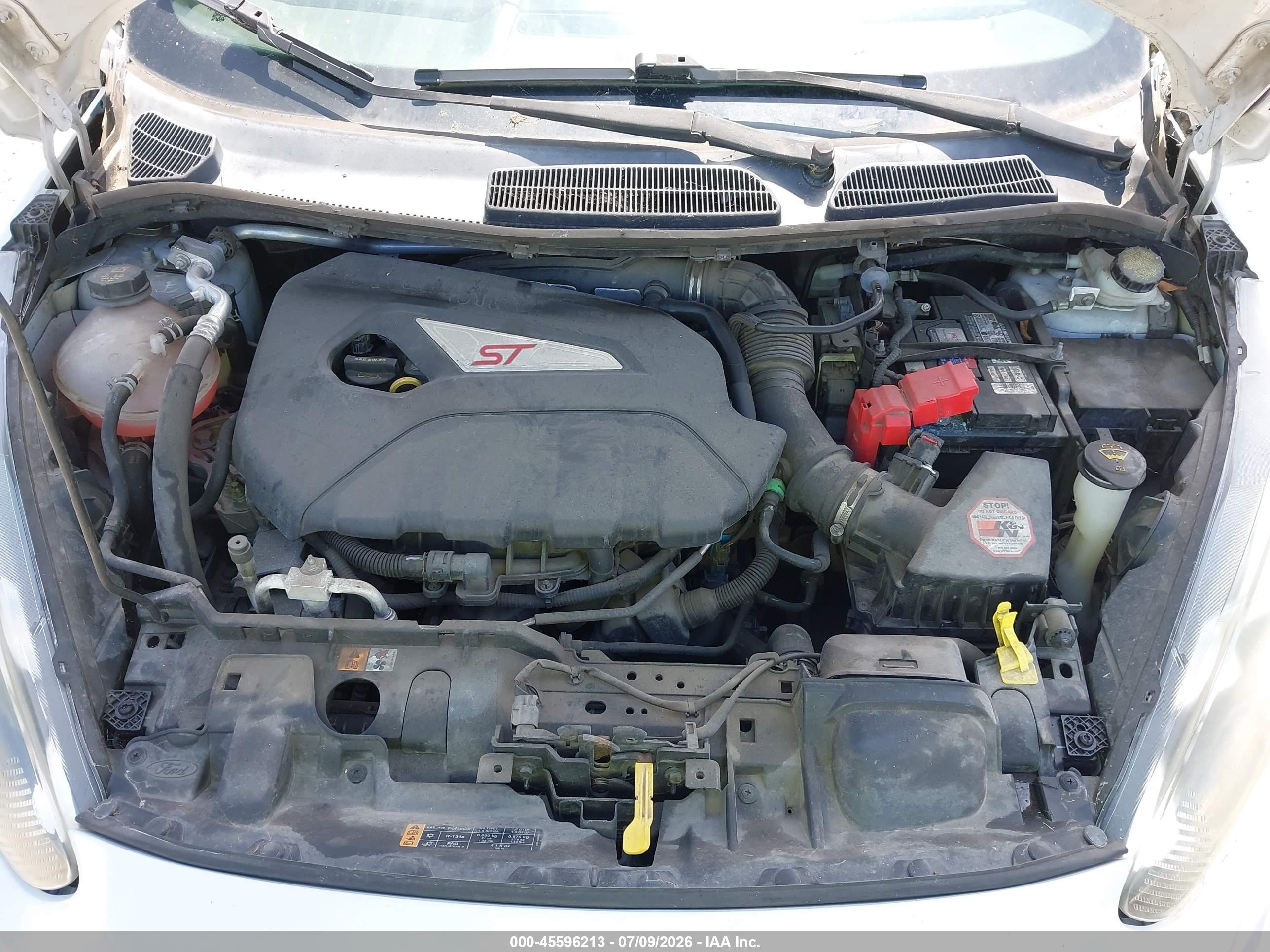 2014 Ford Fiesta St White vin: 3FADP4GX6EM163625