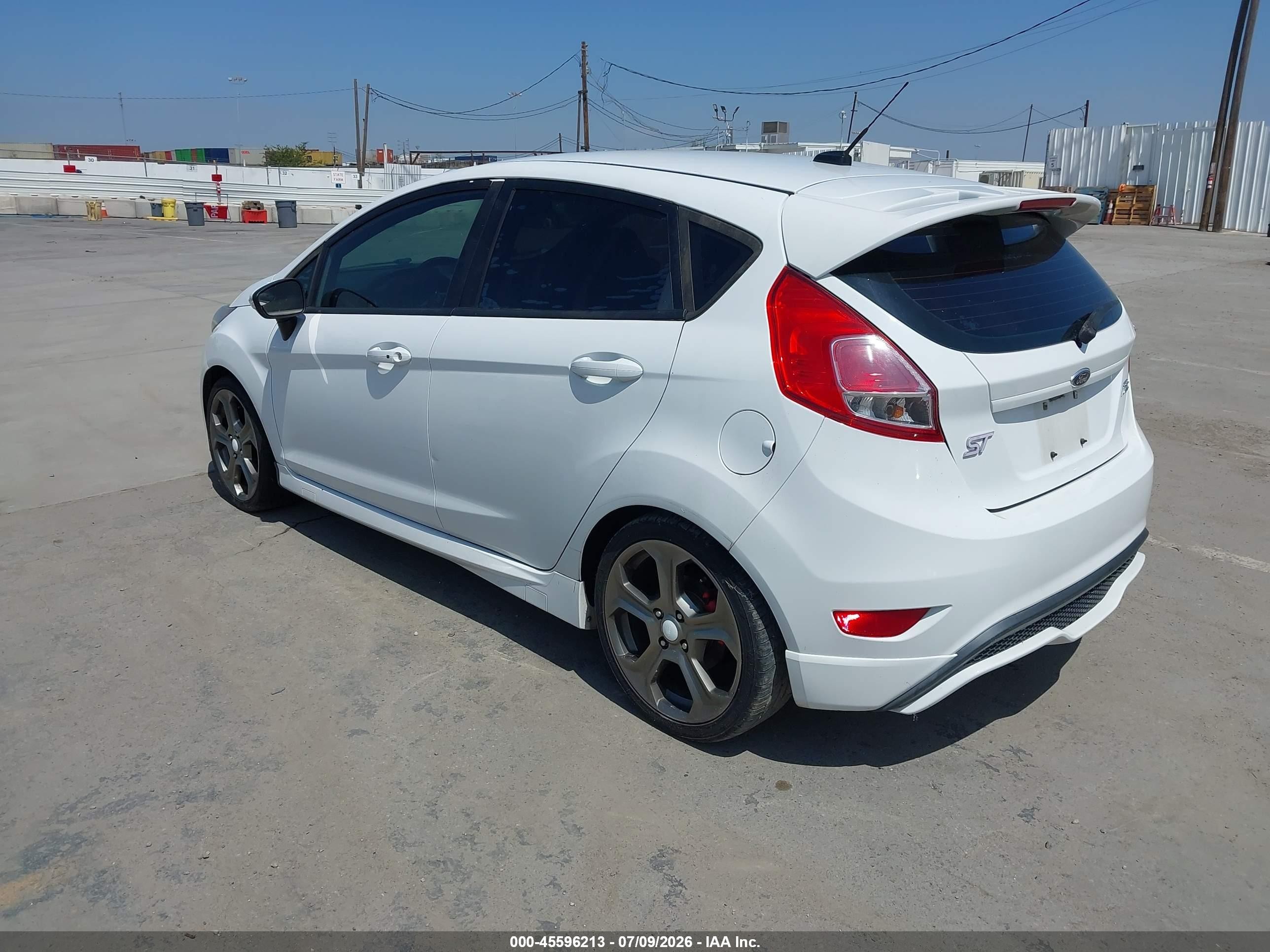2014 Ford Fiesta St White vin: 3FADP4GX6EM163625