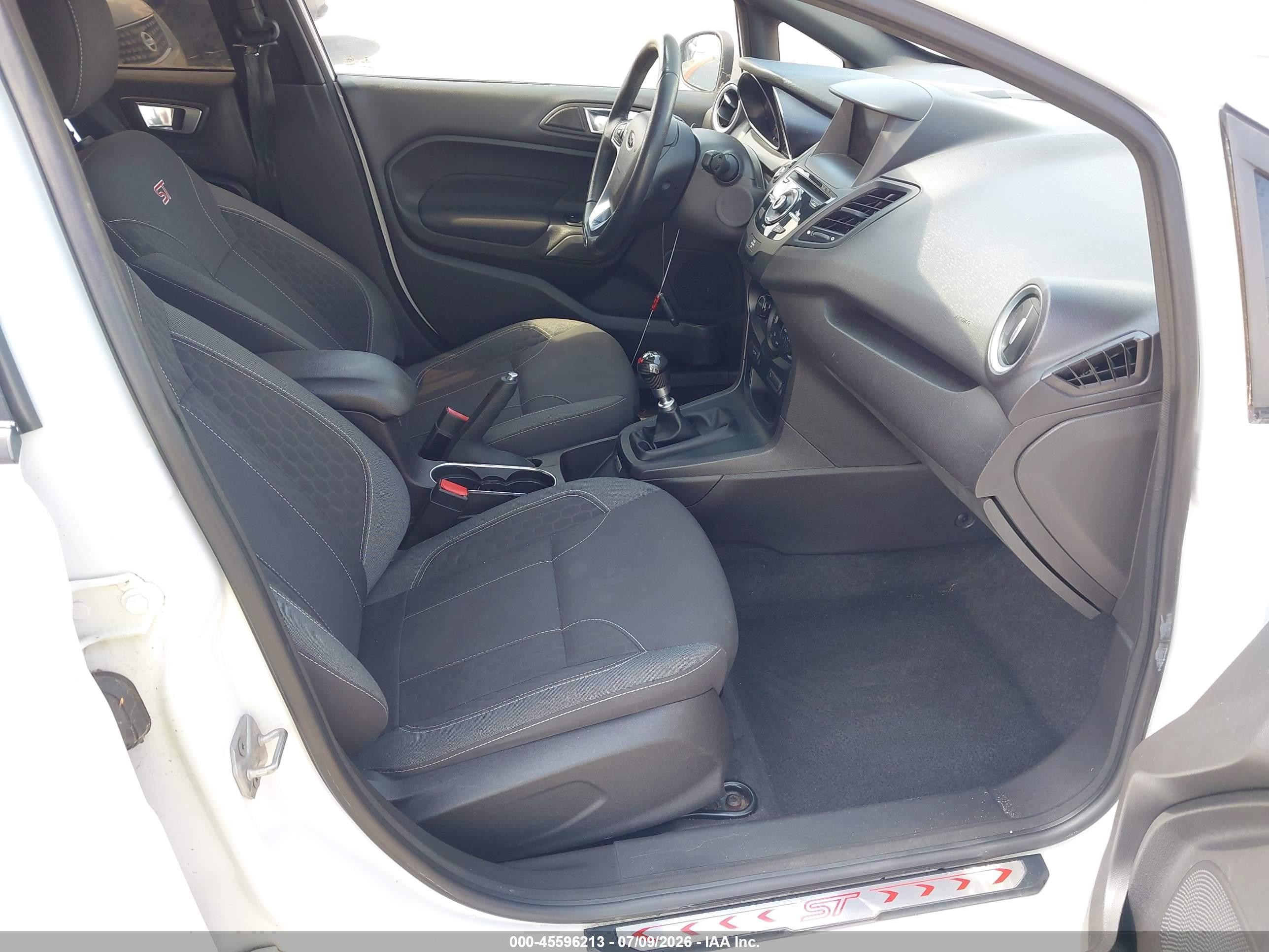 2014 Ford Fiesta St White vin: 3FADP4GX6EM163625
