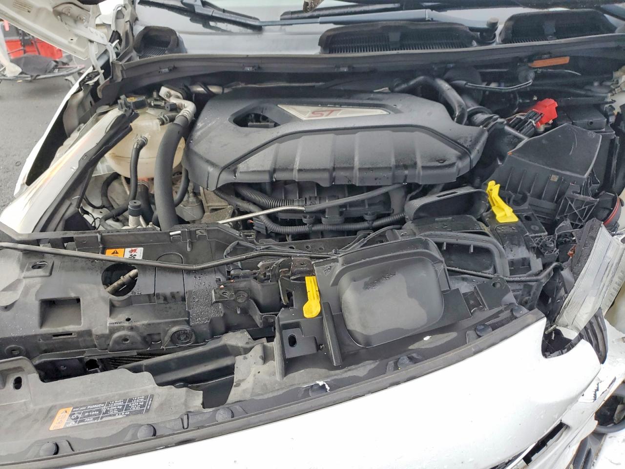 2014 Ford Fiesta St Белый vin: 3FADP4GX6EM171613