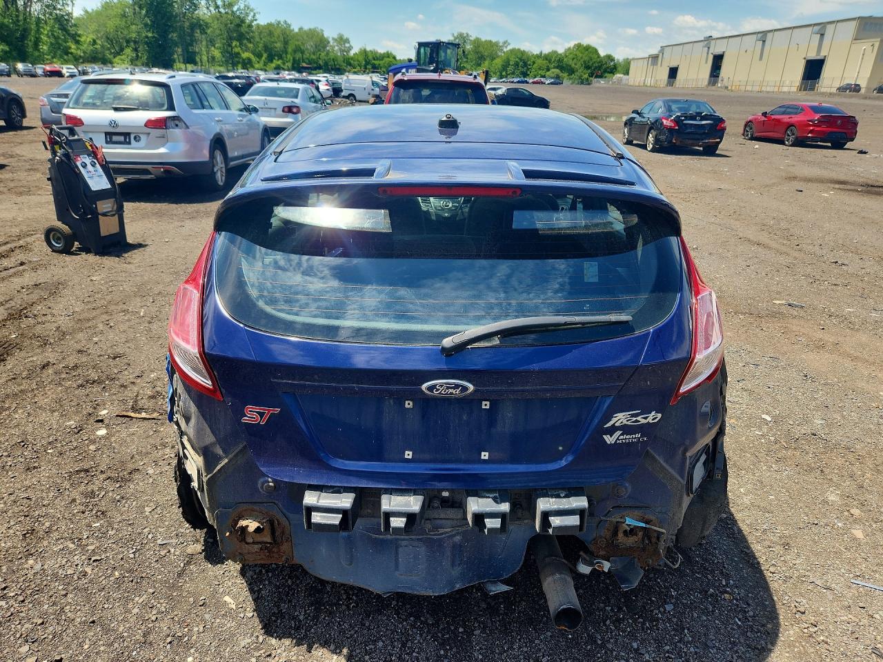 2016 Ford Fiesta St Blue vin: 3FADP4GX6GM110748