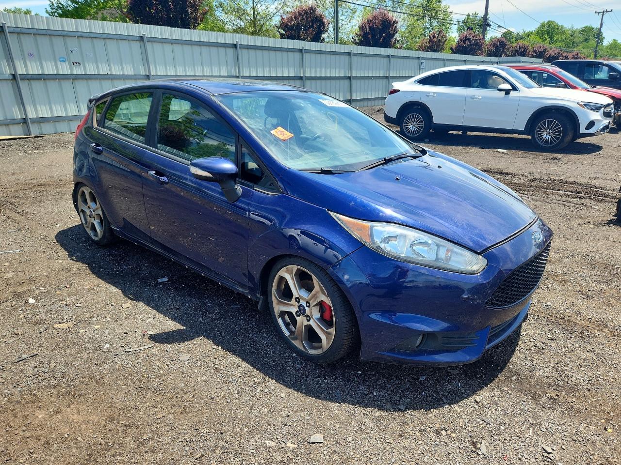 2016 Ford Fiesta St Blue vin: 3FADP4GX6GM110748