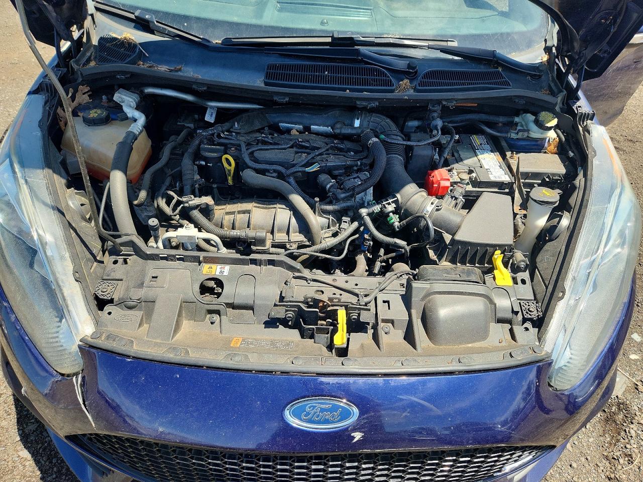 2016 Ford Fiesta St Blue vin: 3FADP4GX6GM110748