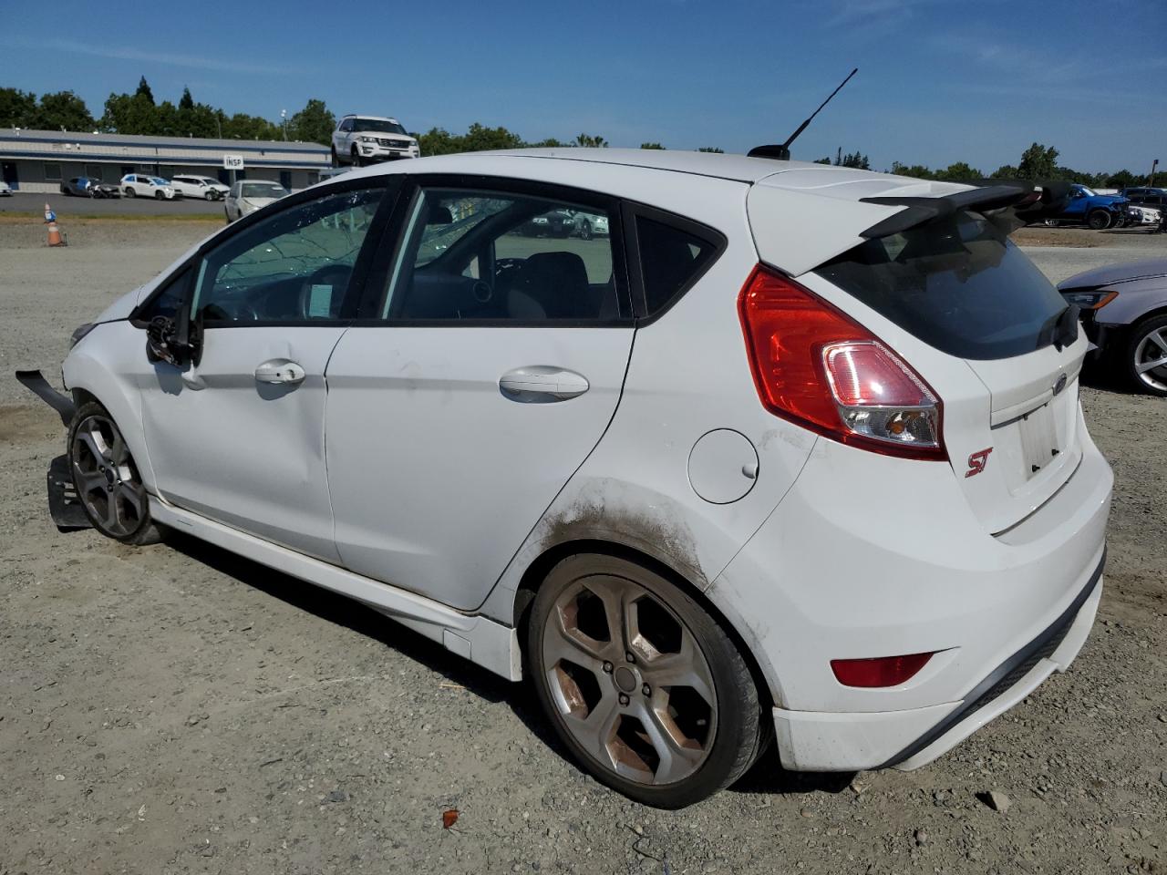 2014 Ford Fiesta St White vin: 3FADP4GX7EM183348