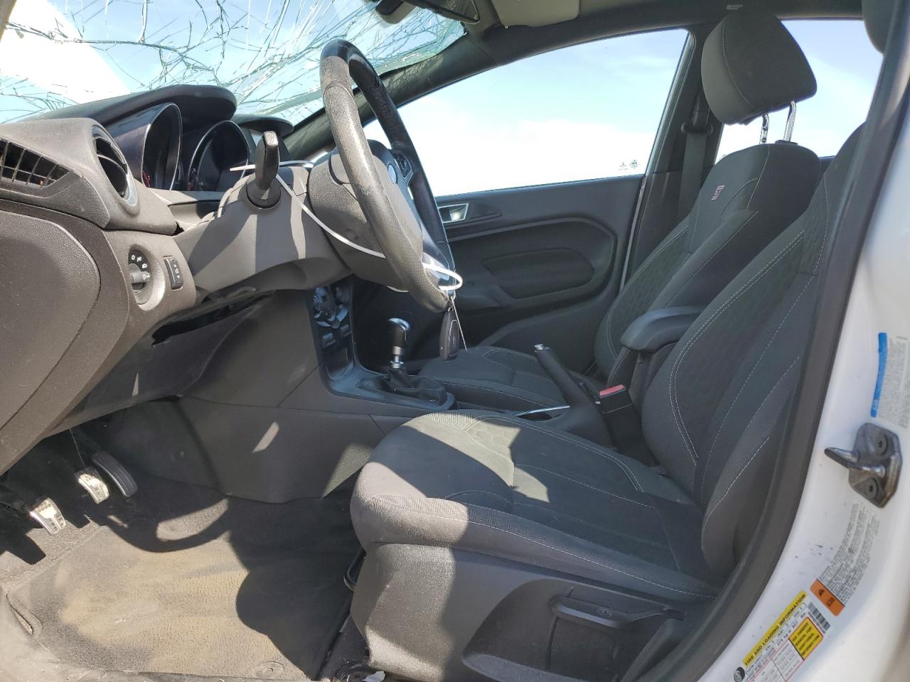2014 Ford Fiesta St White vin: 3FADP4GX7EM183348