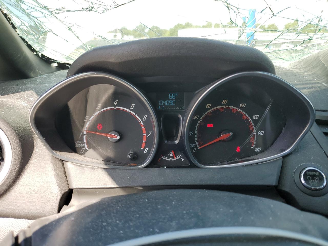 2014 Ford Fiesta St White vin: 3FADP4GX7EM183348
