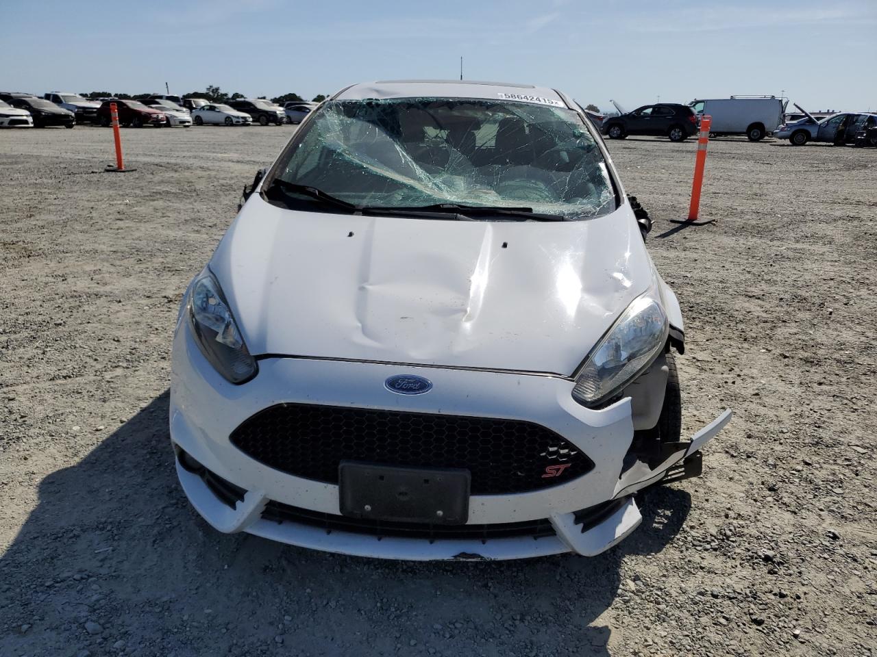 2014 Ford Fiesta St White vin: 3FADP4GX7EM183348