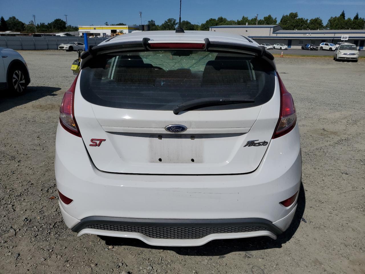 2014 Ford Fiesta St White vin: 3FADP4GX7EM183348