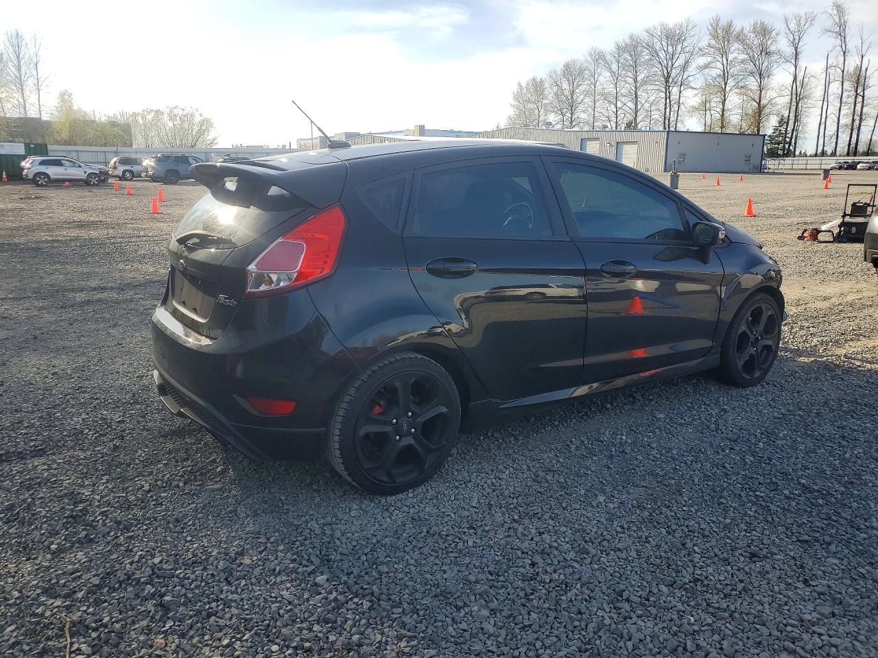 2018 Ford Fiesta St Black vin: 3FADP4GX7JM139540