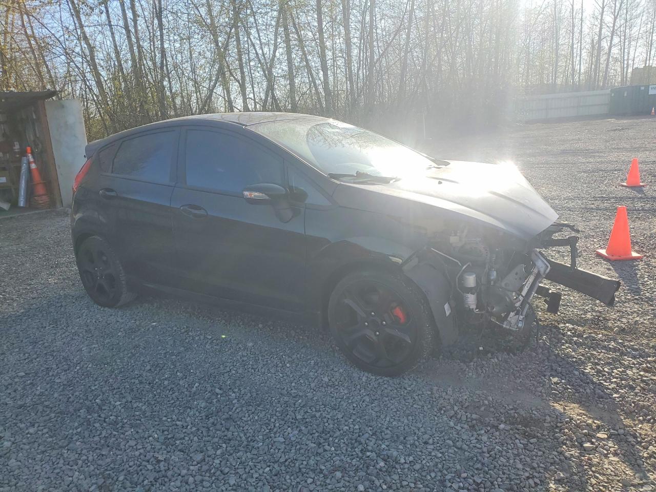 2018 Ford Fiesta St Black vin: 3FADP4GX7JM139540