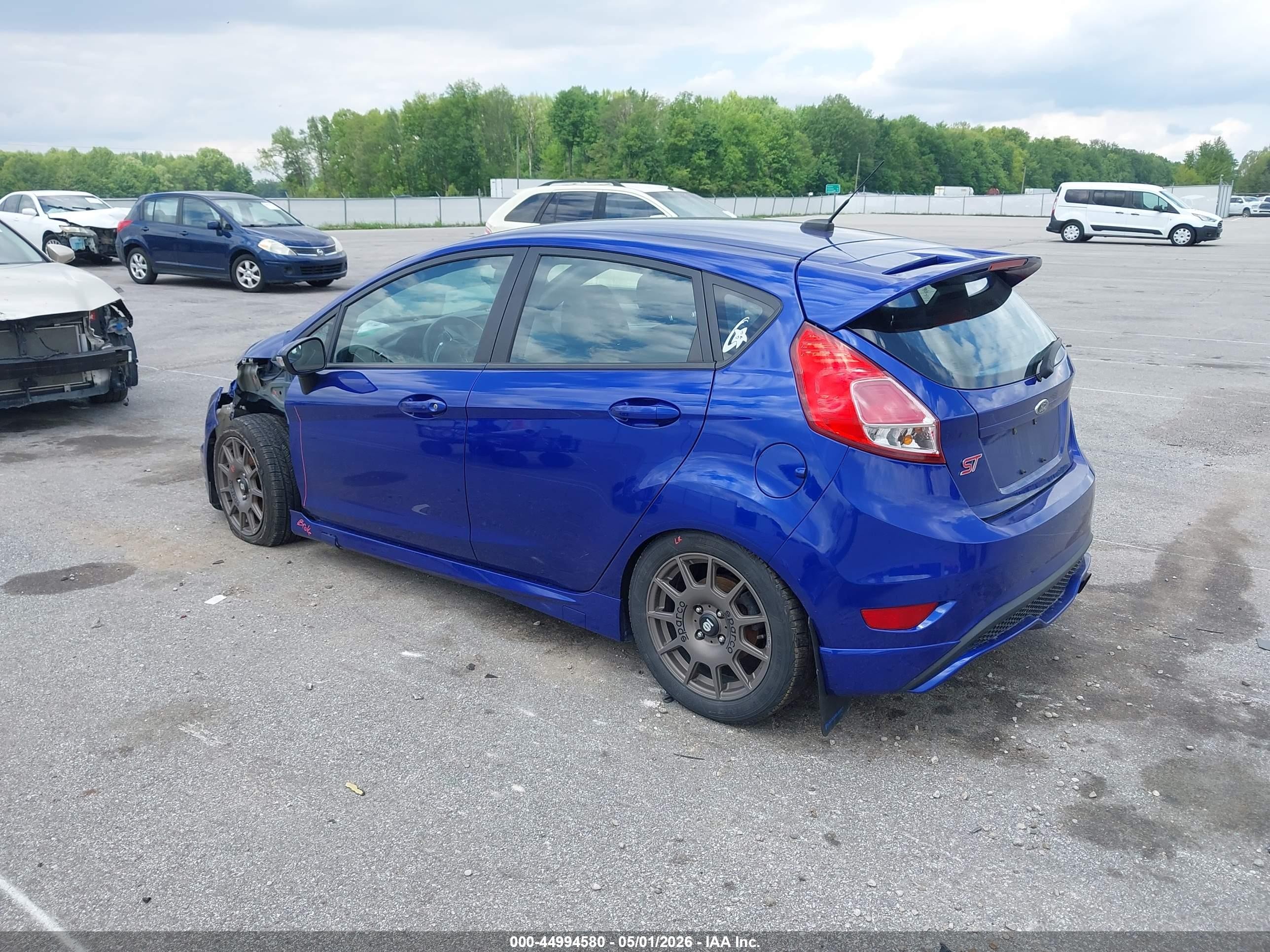 2014 Ford Fiesta St Blue vin: 3FADP4GX8EM240303