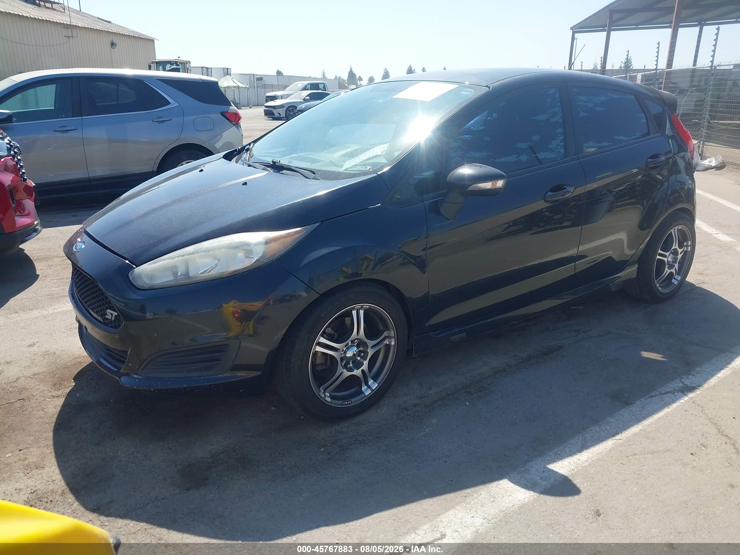2014 Ford Fiesta St Черный vin: 3FADP4GX9EM148844