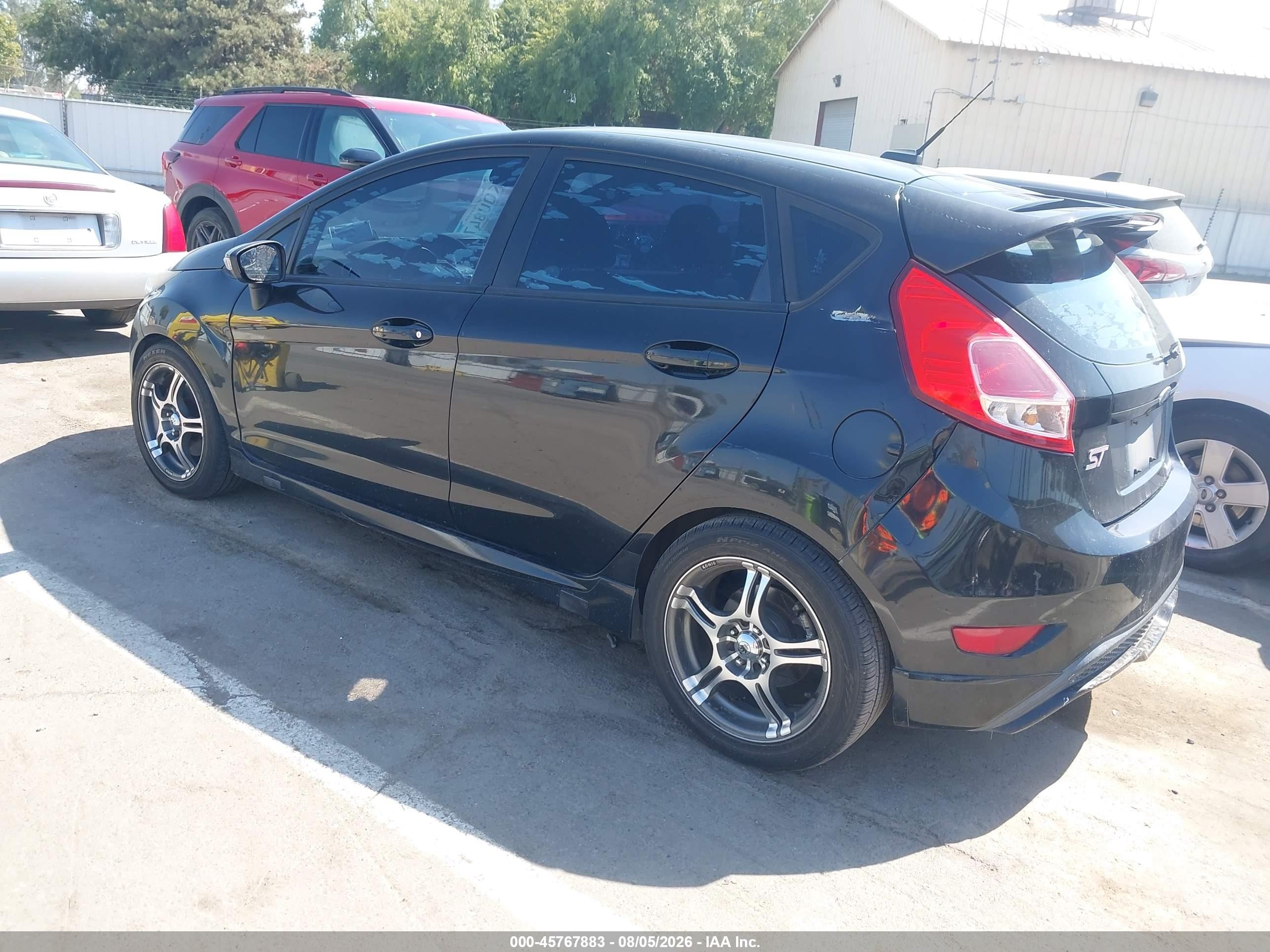 2014 Ford Fiesta St Черный vin: 3FADP4GX9EM148844