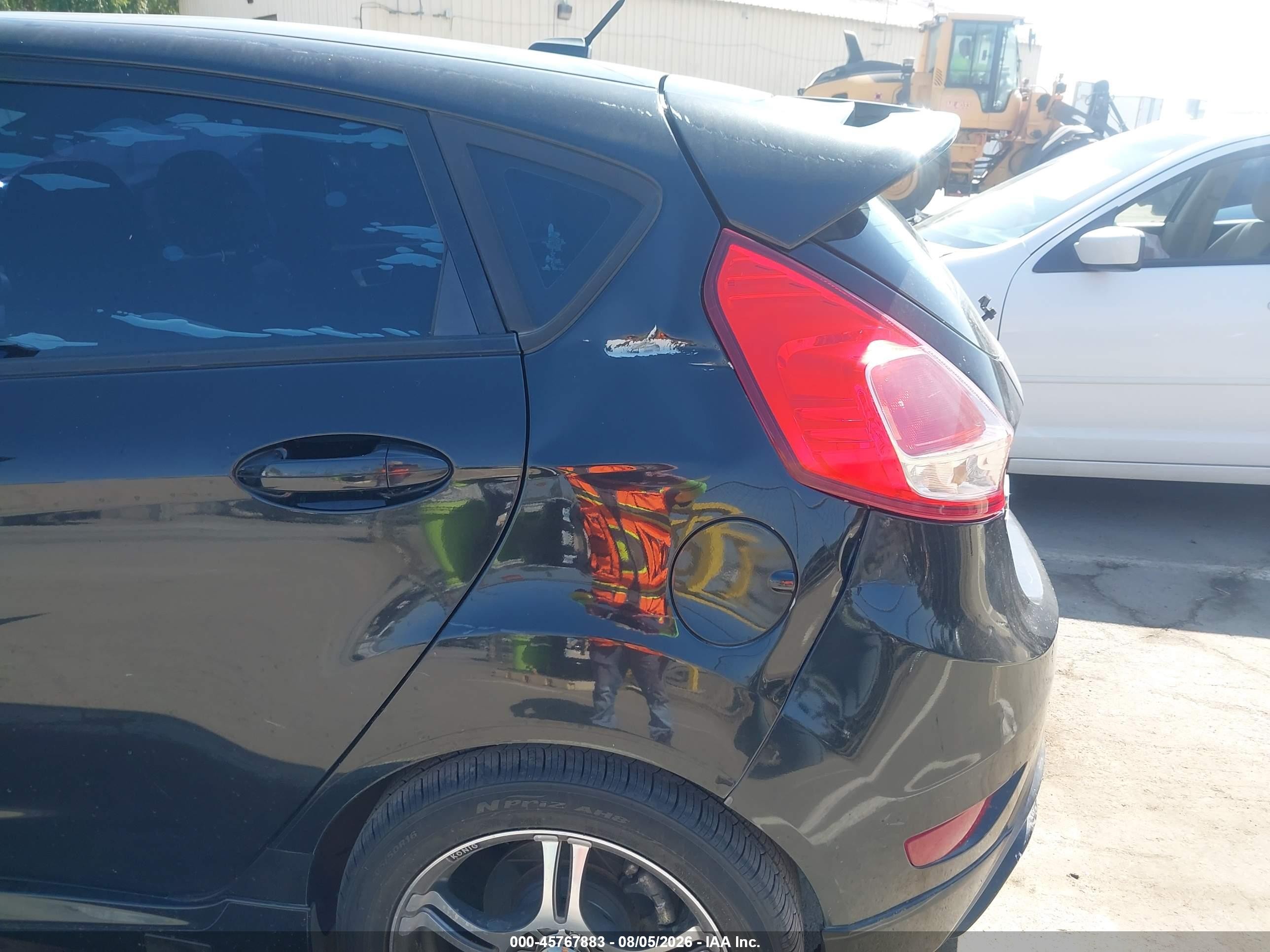 2014 Ford Fiesta St Черный vin: 3FADP4GX9EM148844