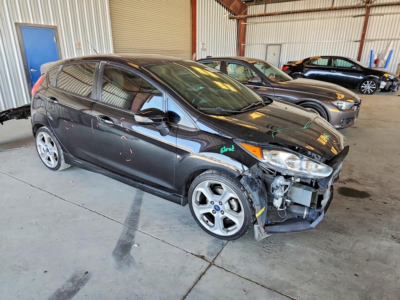 2014 Ford Fiesta St Черный vin: 3FADP4GXXEM128196