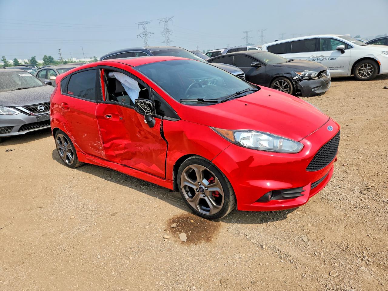 2014 Ford Fiesta St Red vin: 3FADP4GXXEM208968