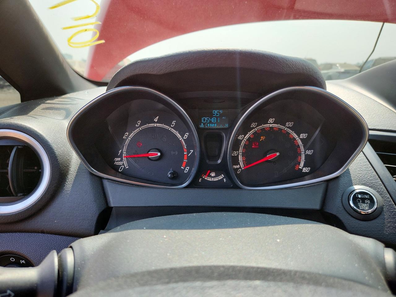 2014 Ford Fiesta St Red vin: 3FADP4GXXEM208968