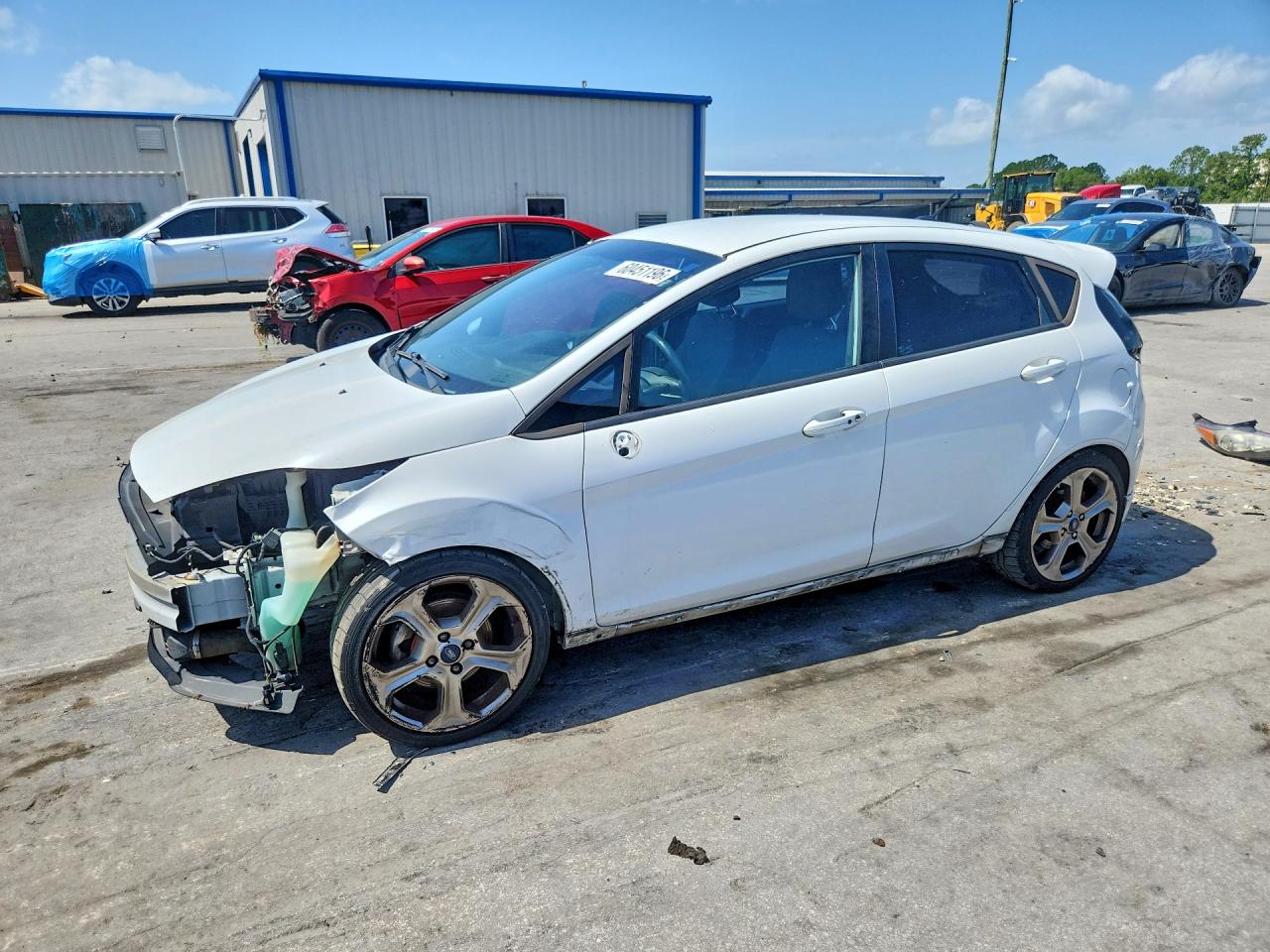 2014 Ford Fiesta St White vin: 3FADP4GXXEM236401